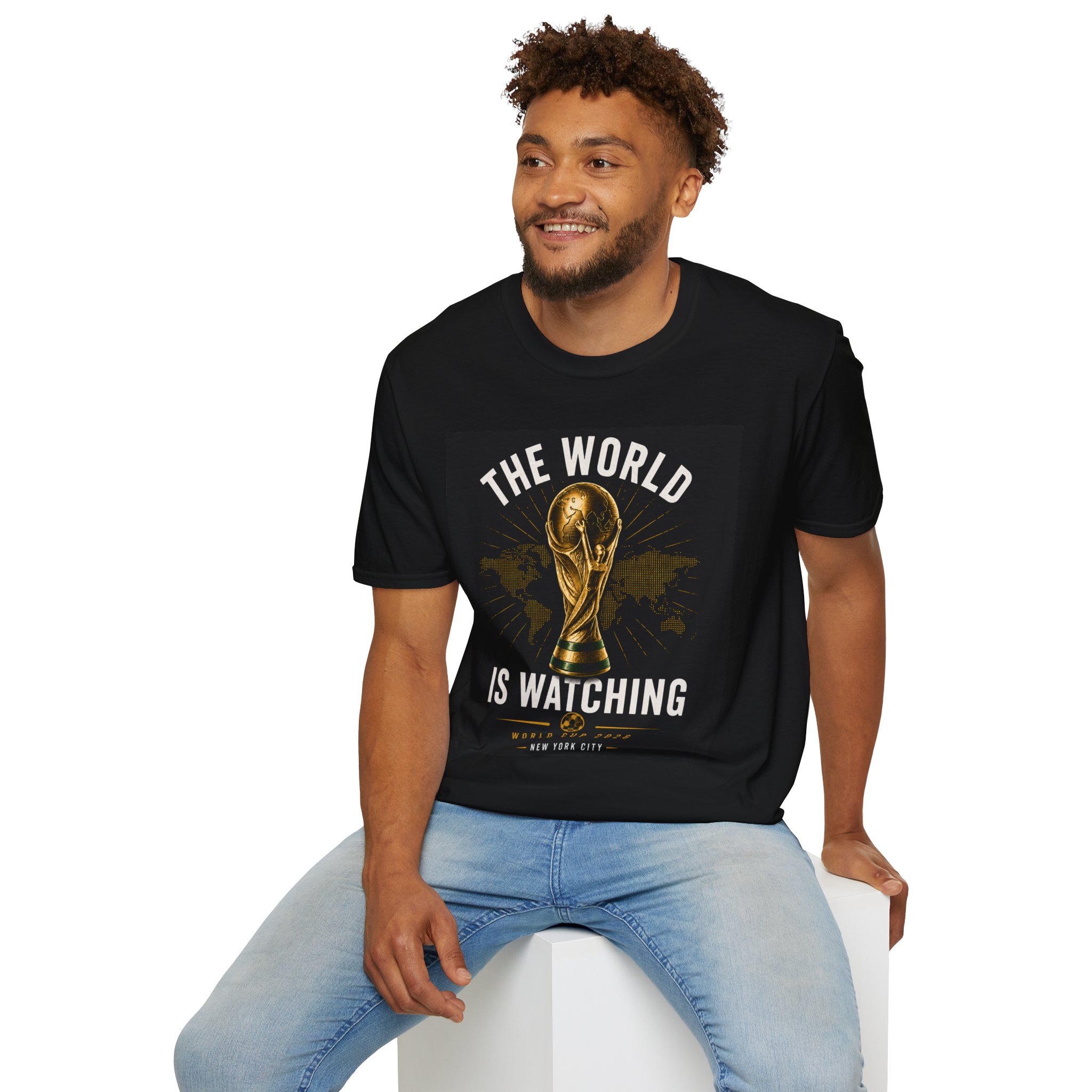 World Cup Trophy T-Shirt | "The World Is Watching" Soccer Fan Tee - Image 5