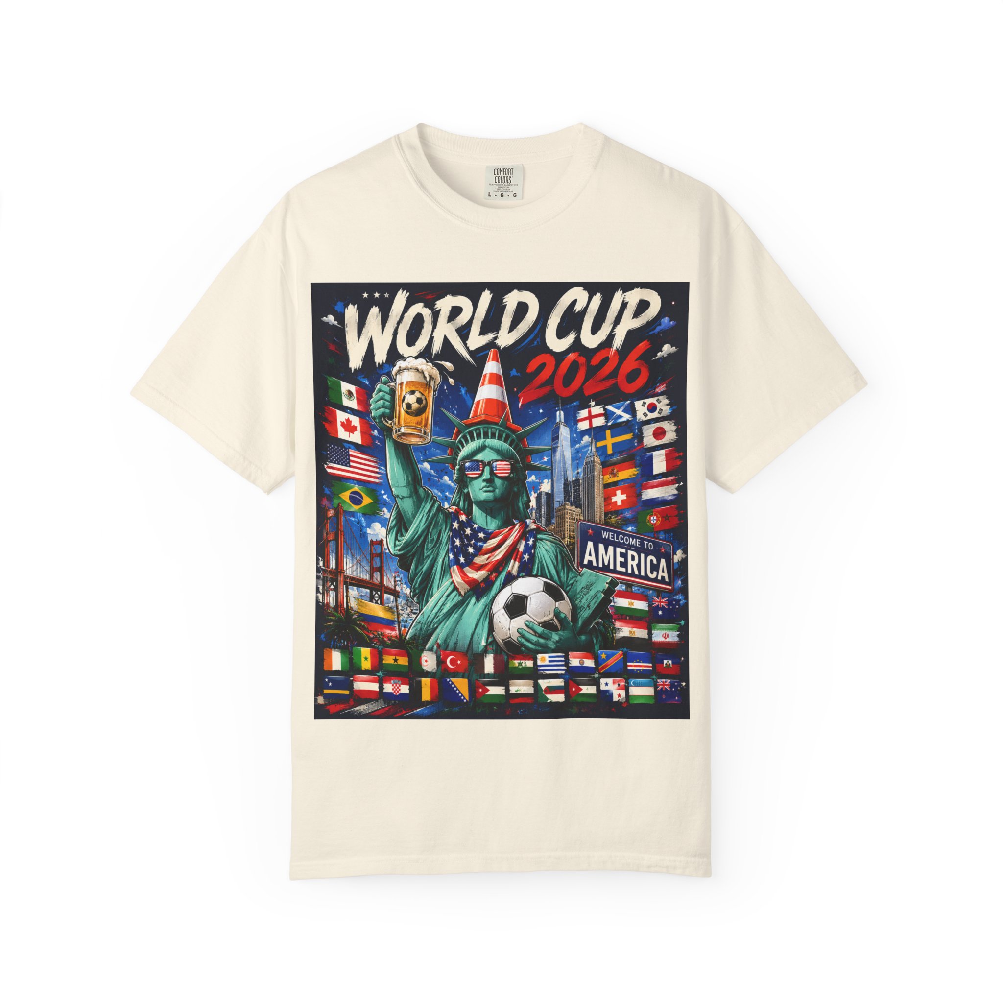 World Cup 2026 T-Shirt - Statue of Liberty Soccer Fan Tee - Image 17