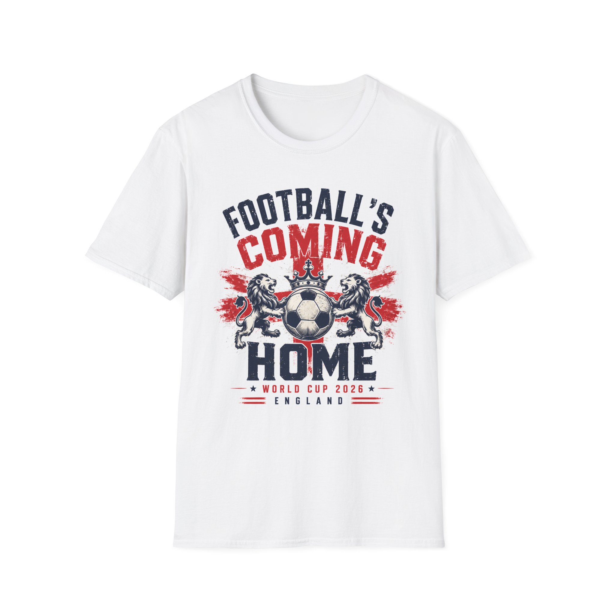 Football's Coming Home T-Shirt — England Soccer Fan Tee