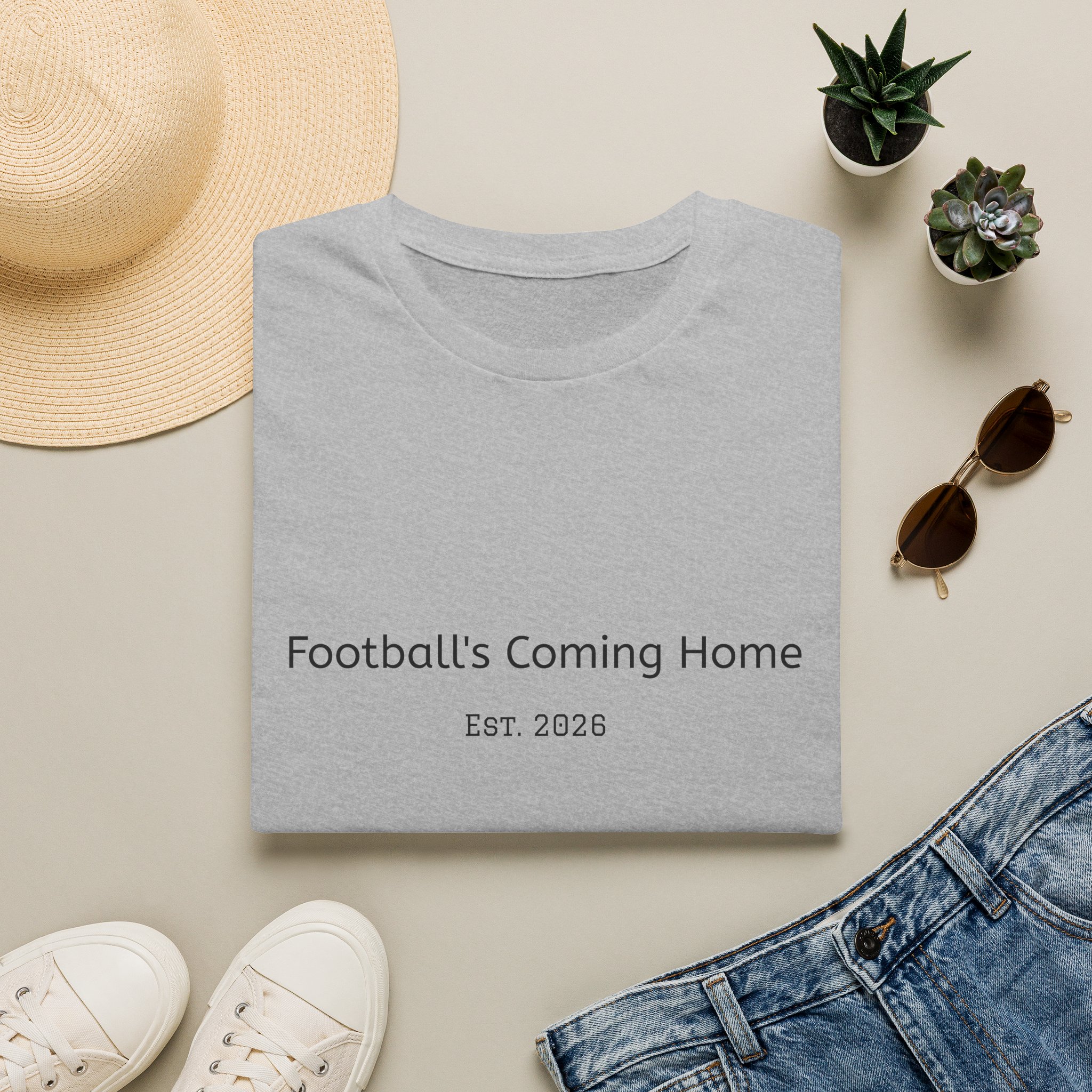Football's Coming Home T-Shirt — Est. 2026 Vintage Soccer Fan Tee Various Colours - Image 5