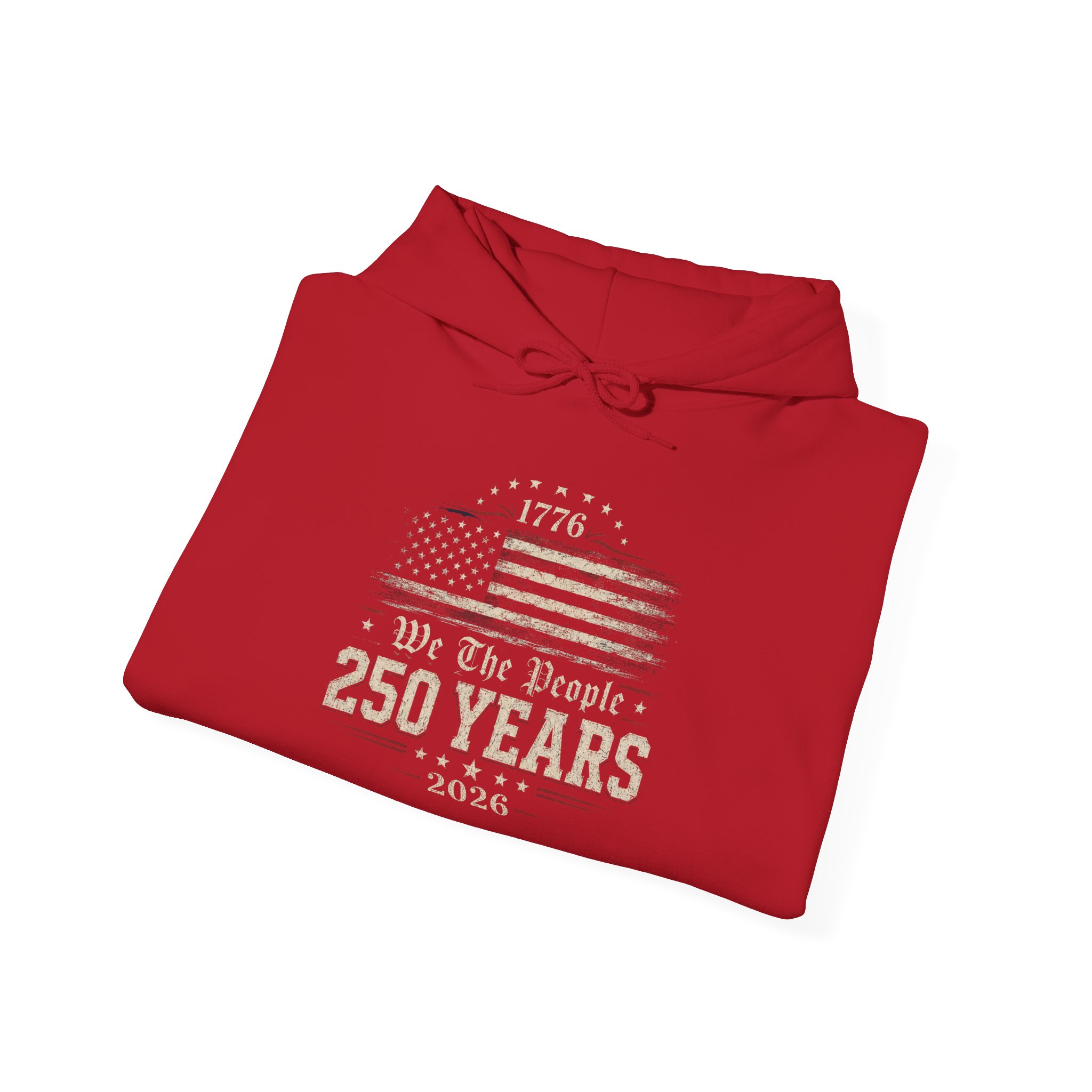 250 Years American Flag Hoodie – Vintage Independence Day Patriotic Sweatshirt - Image 38