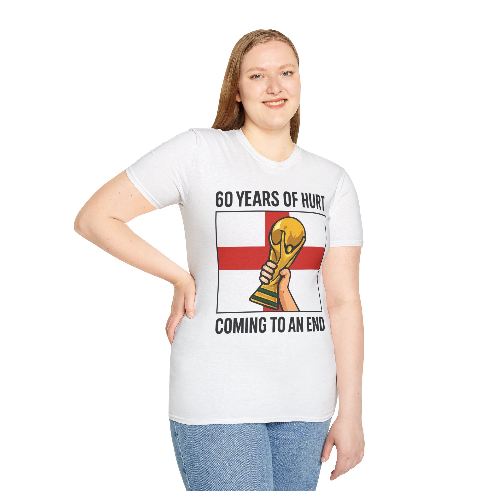 60 YEARS OF HURT – COMING TO AN END? - Unisex Softstyle T-Shirt - Image 7