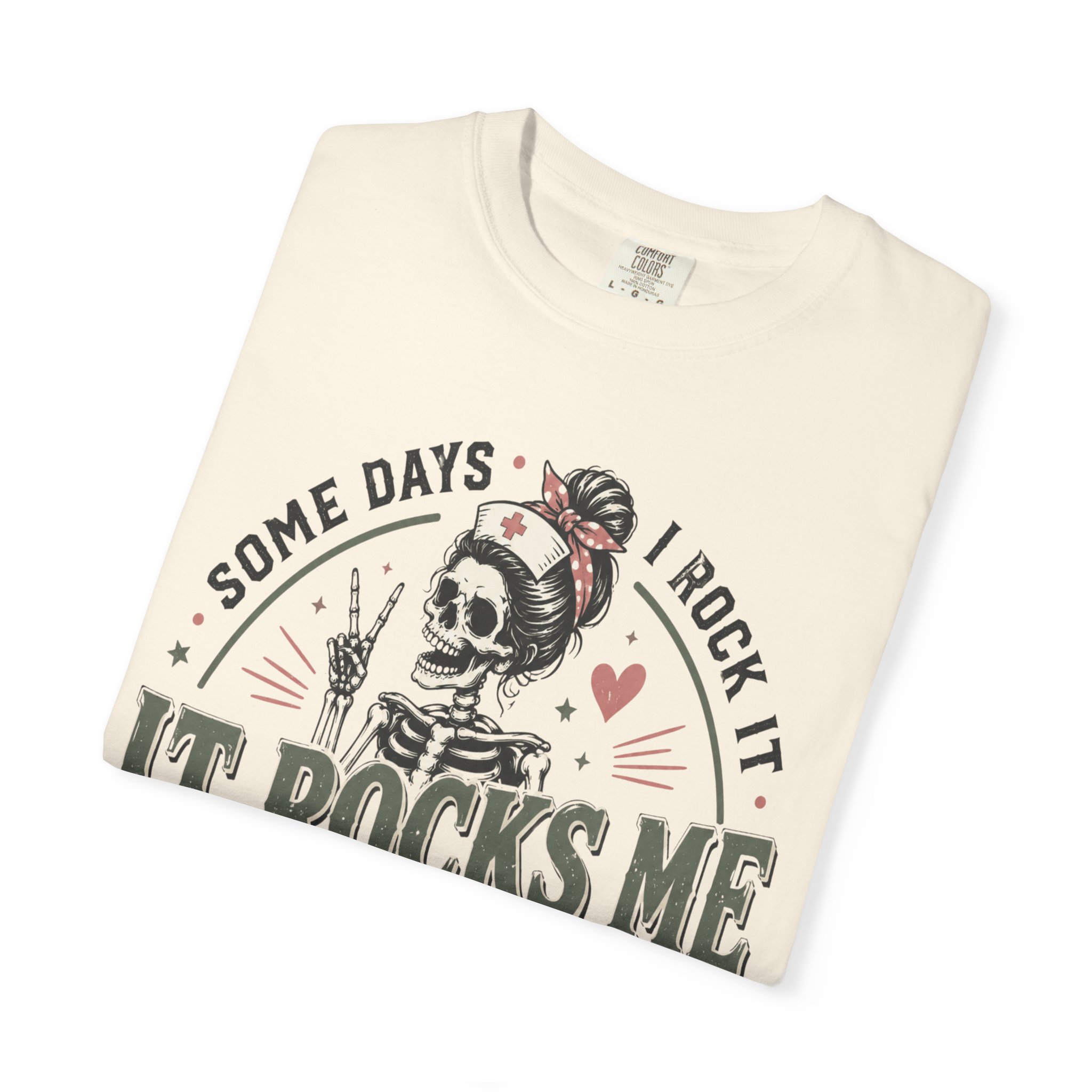 Some Days I Rock It Nurse Practitioner Shirt, Funny NP T-Shirt, Nurse Practitioner Gift, Skeleton Nurse Tee, Healthcare Worker Graphic Shirt - Image 8