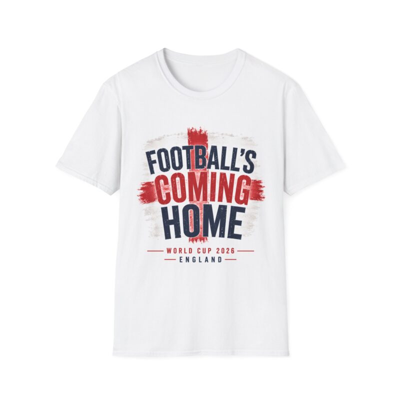 Football's Coming Home T‑Shirt | England Flag World Cup Fan Tee shirt