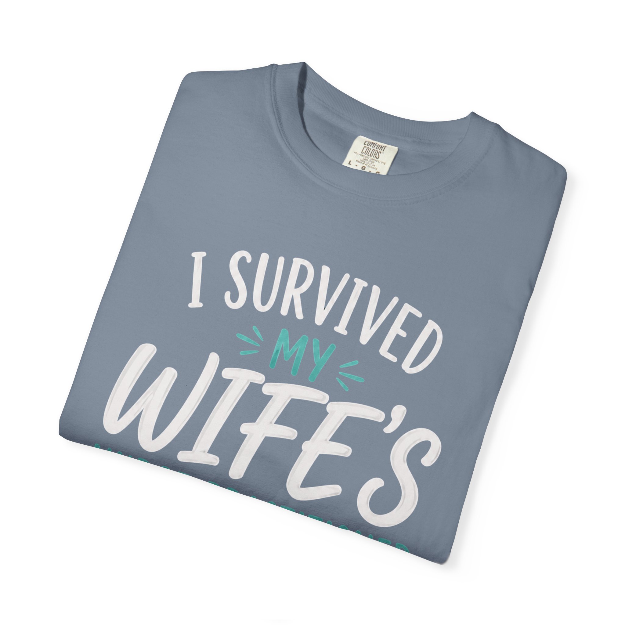 I Survived My Wife's Nurse Practitioner Degree T-shirt | Graduation Nurse Practitioner - Image 13