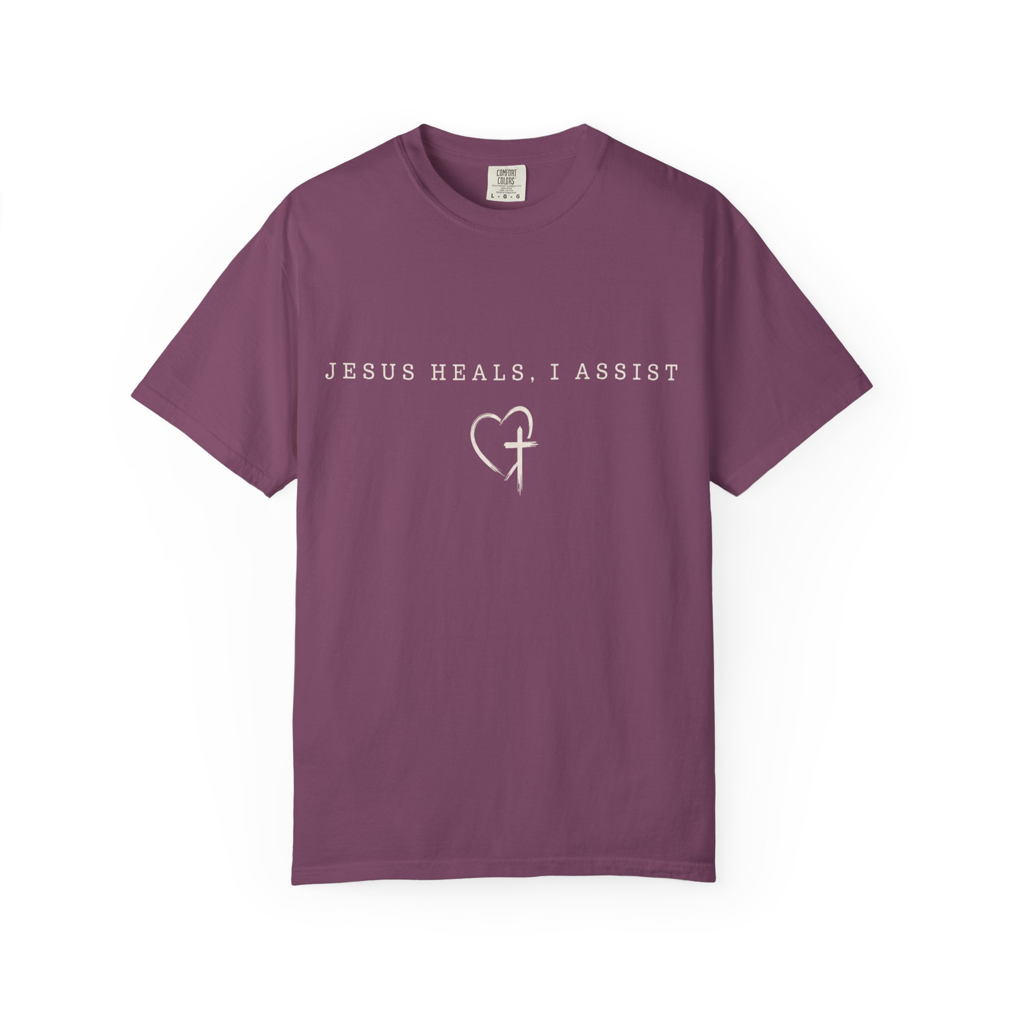 Jesus Heals, I Assist: Christian Faith-Based Healing Design Tee - Image 15