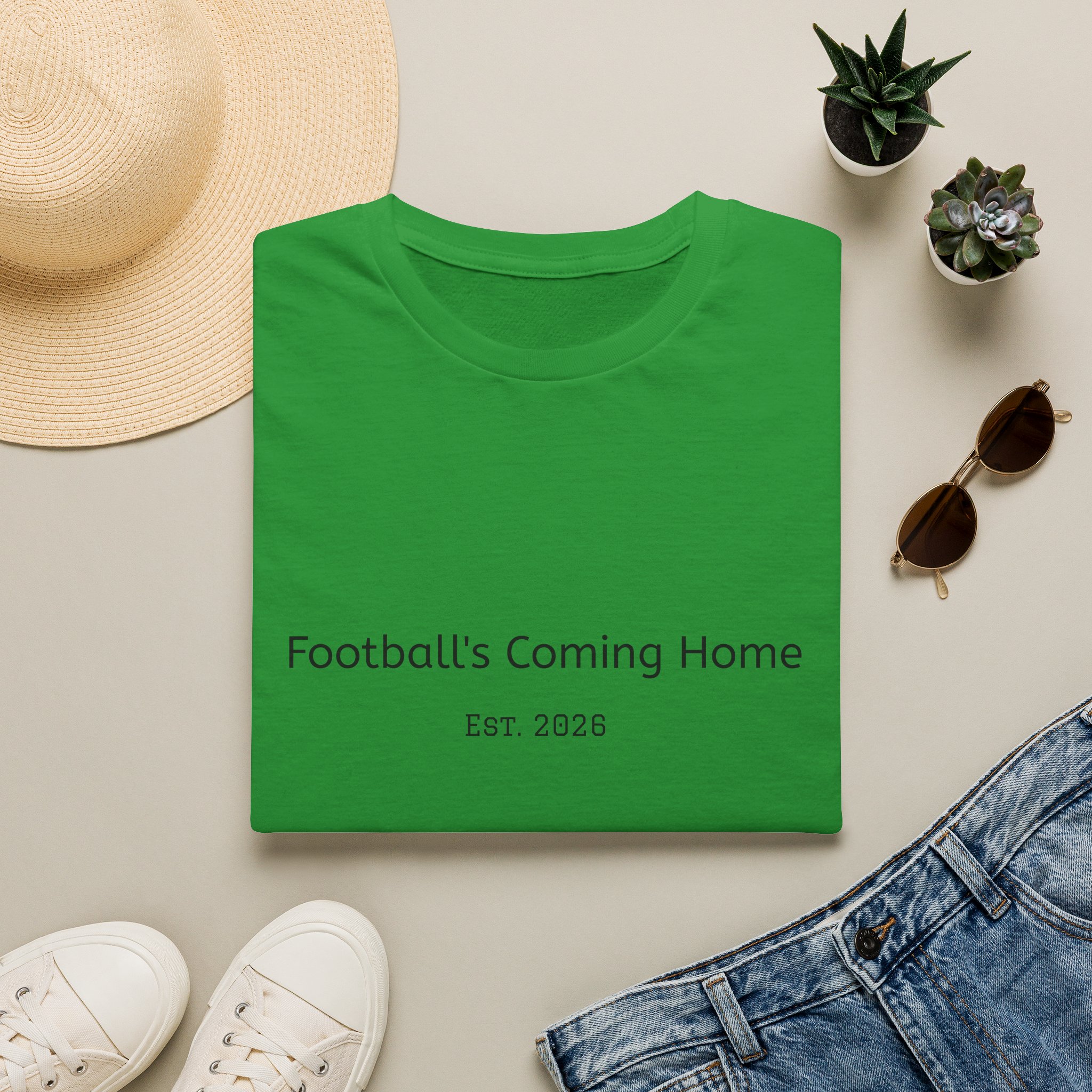 Football's Coming Home T-Shirt — Est. 2026 Vintage Soccer Fan Tee Various Colours - Image 9