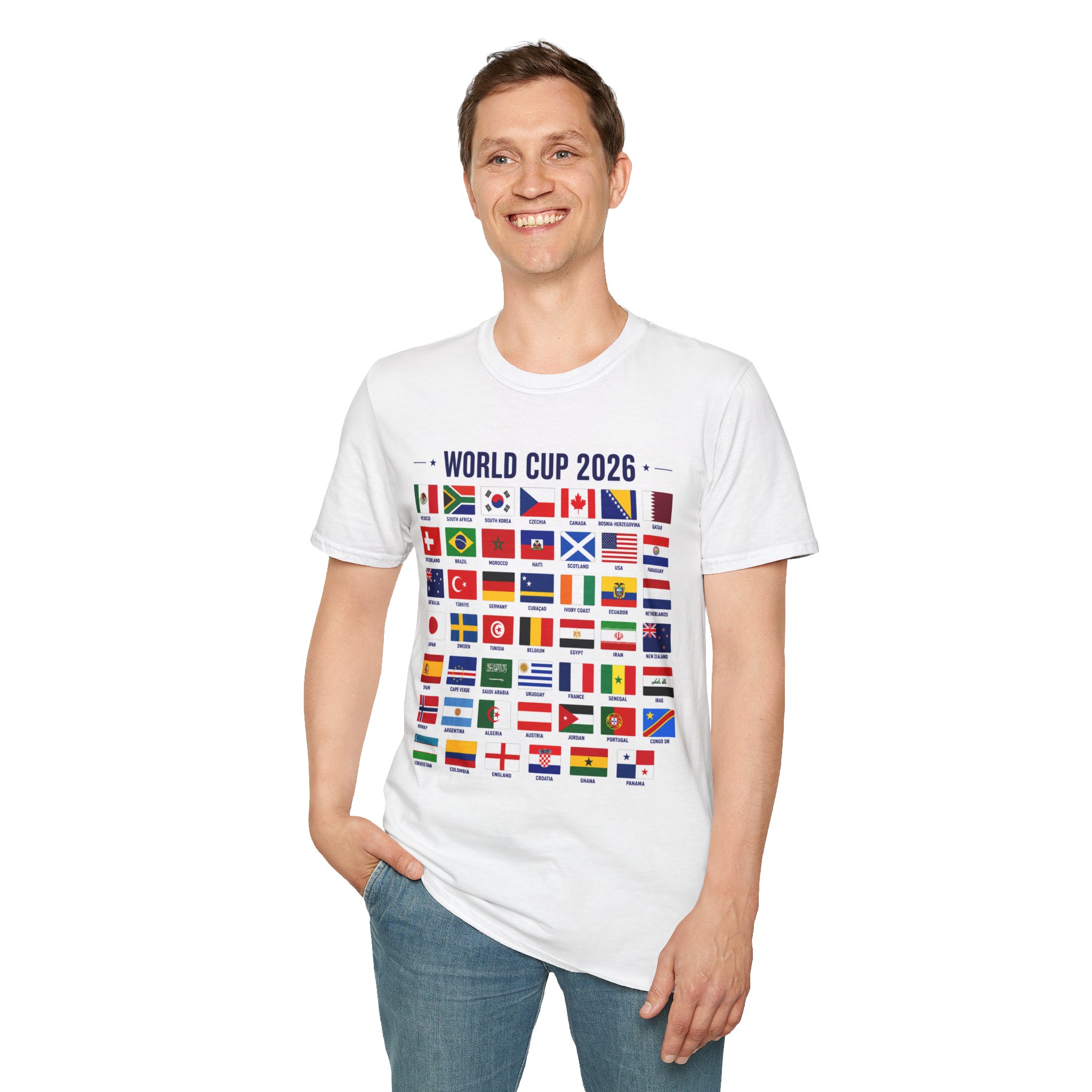 World Cup 2026 National Flags T-Shirt - Soccer Tournament Fan Tee - Image 5