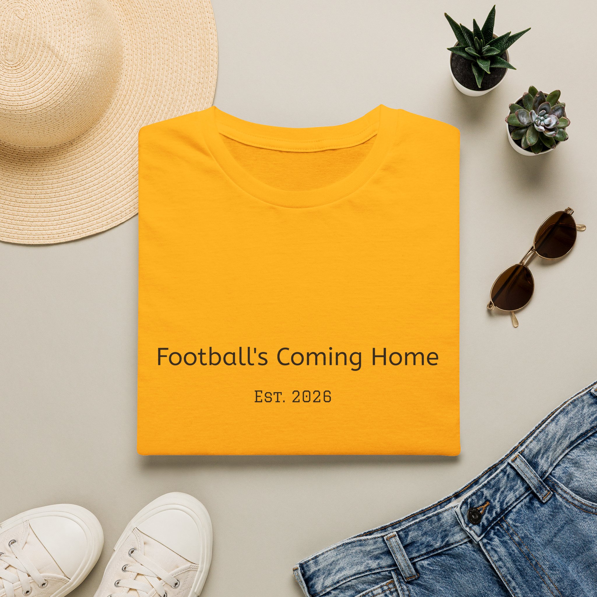 Football's Coming Home T-Shirt — Est. 2026 Vintage Soccer Fan Tee Various Colours - Image 6