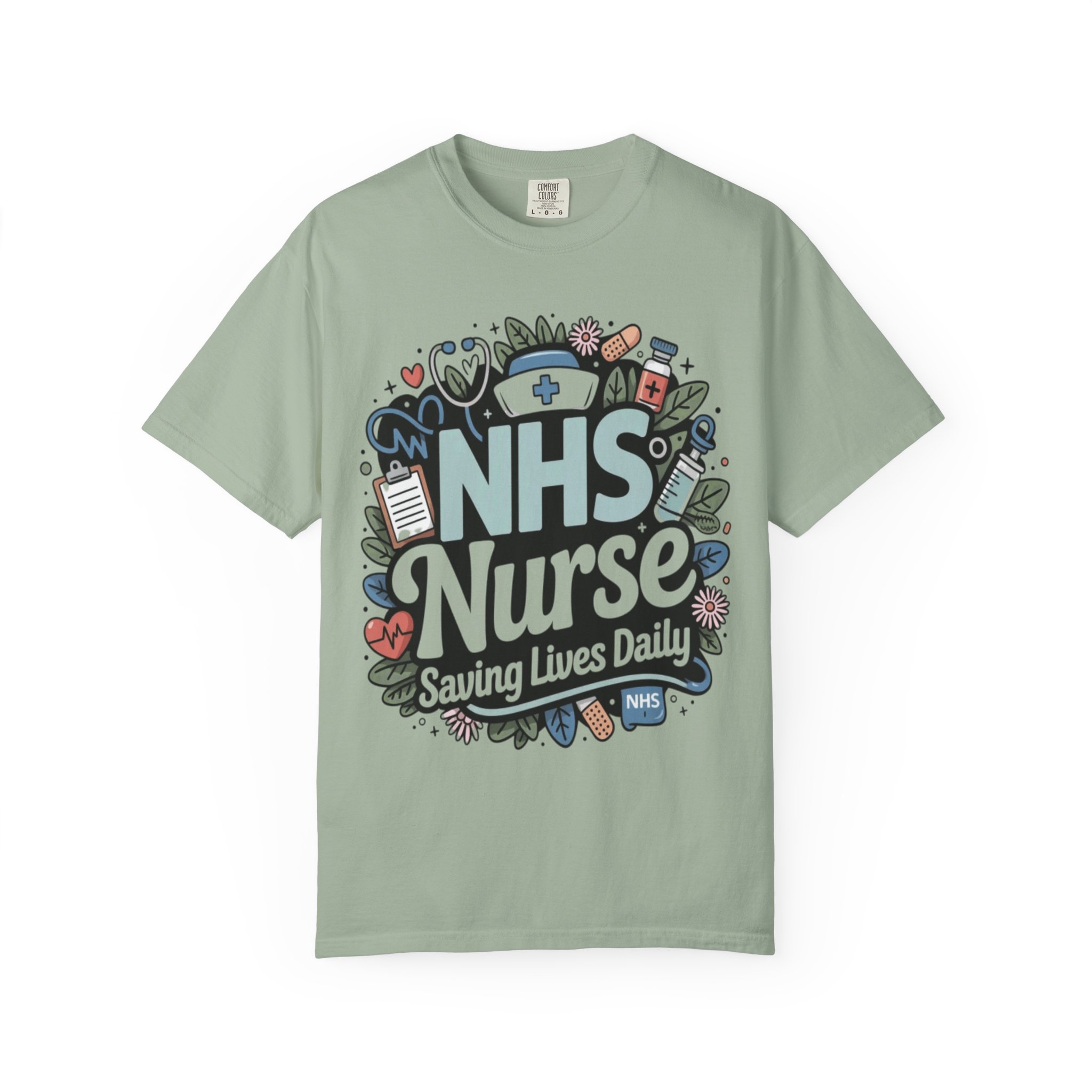NHS Nurse "Saving Lives Daily" T-Shirt - Image 6