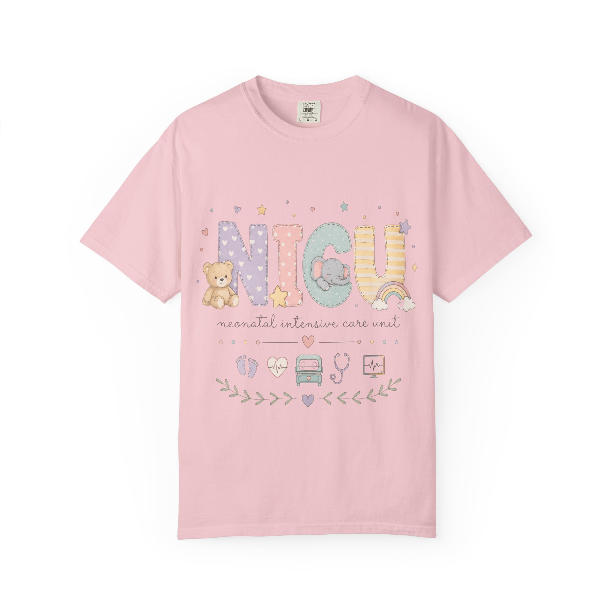 NICU Nurse Shirt - Neonatal Intensive Care Unit Comfort Colors Graphic Tee - Image 12