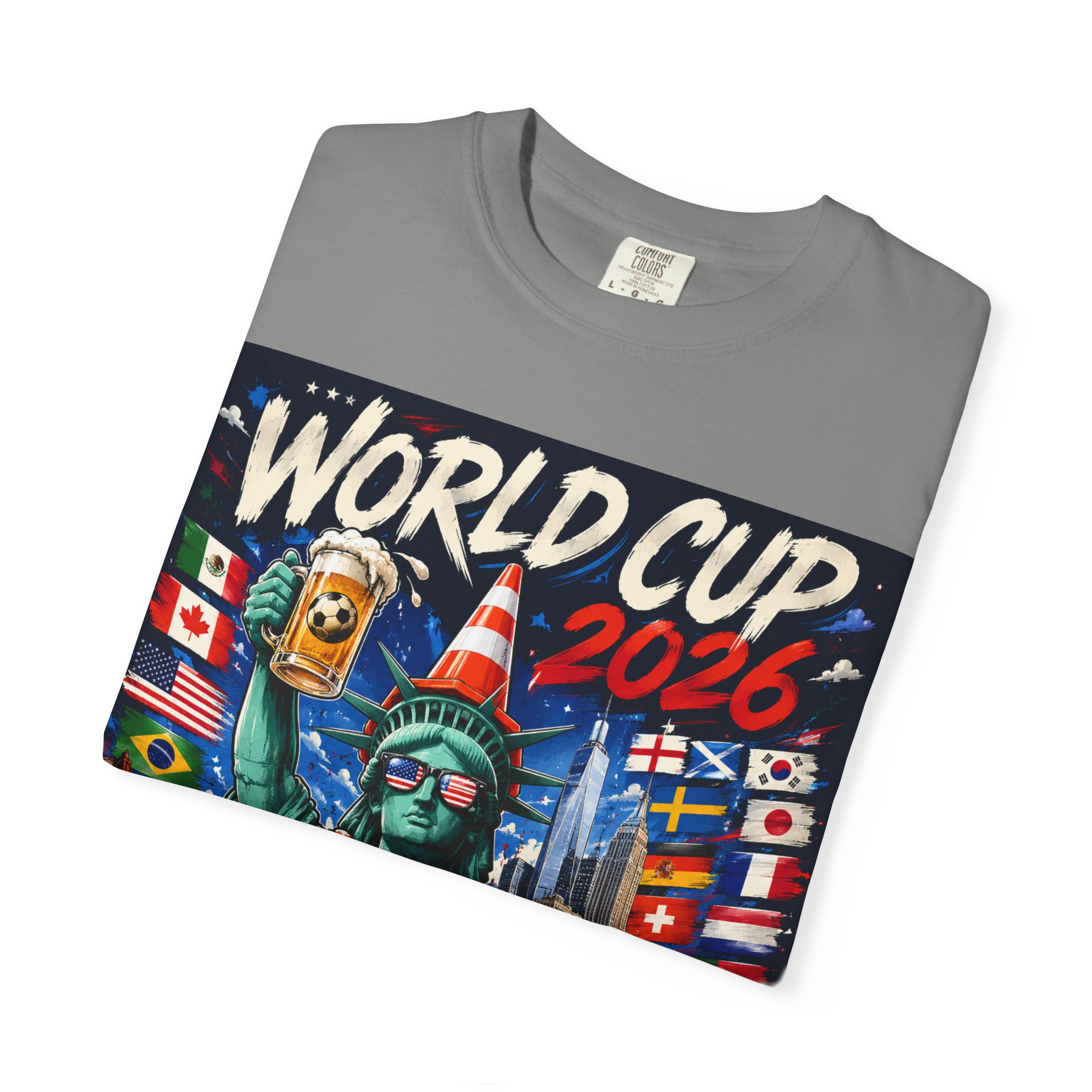 World Cup 2026 T-Shirt - Statue of Liberty Soccer Fan Tee - Image 43