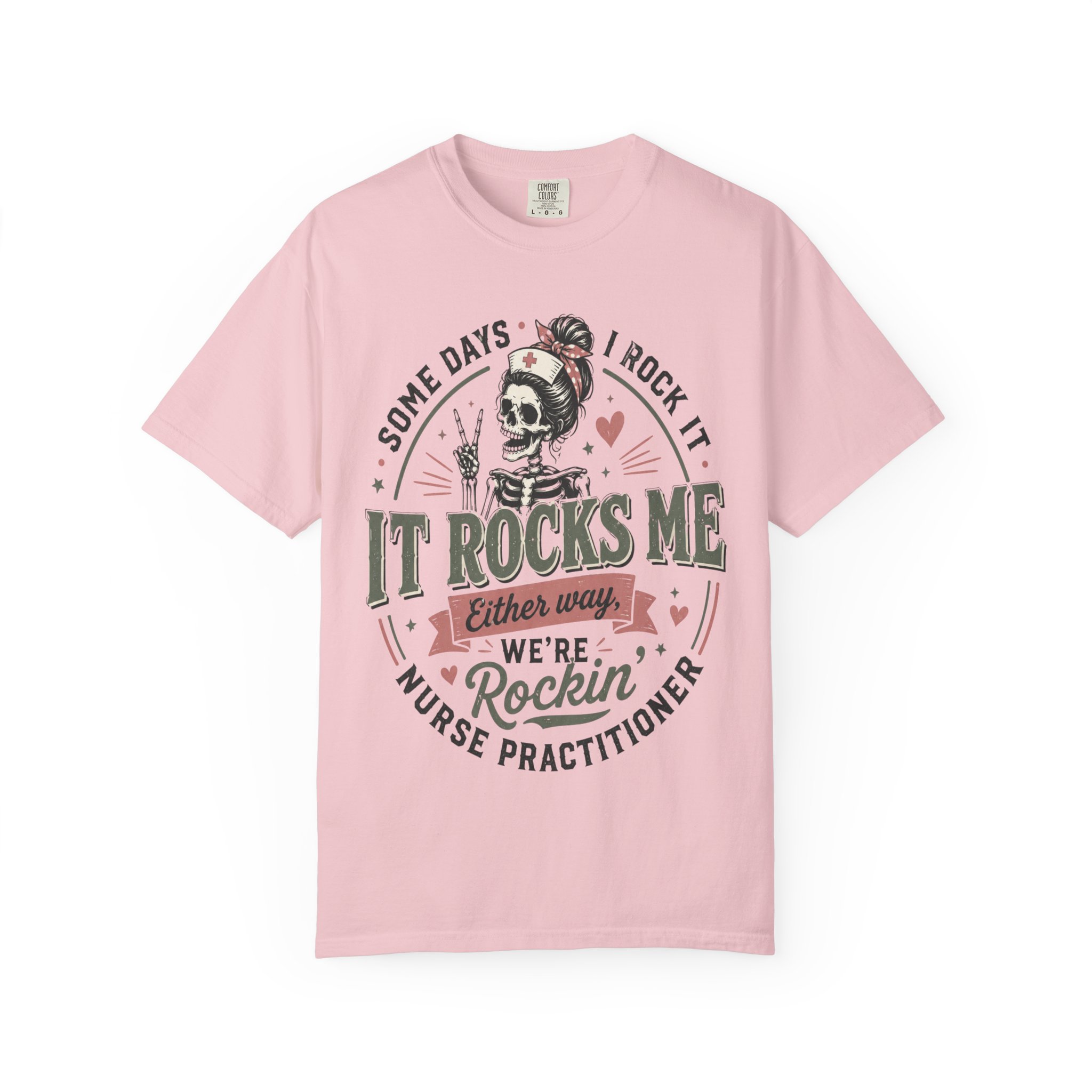 Some Days I Rock It Nurse Practitioner Shirt, Funny NP T-Shirt, Nurse Practitioner Gift, Skeleton Nurse Tee, Healthcare Worker Graphic Shirt - Image 34