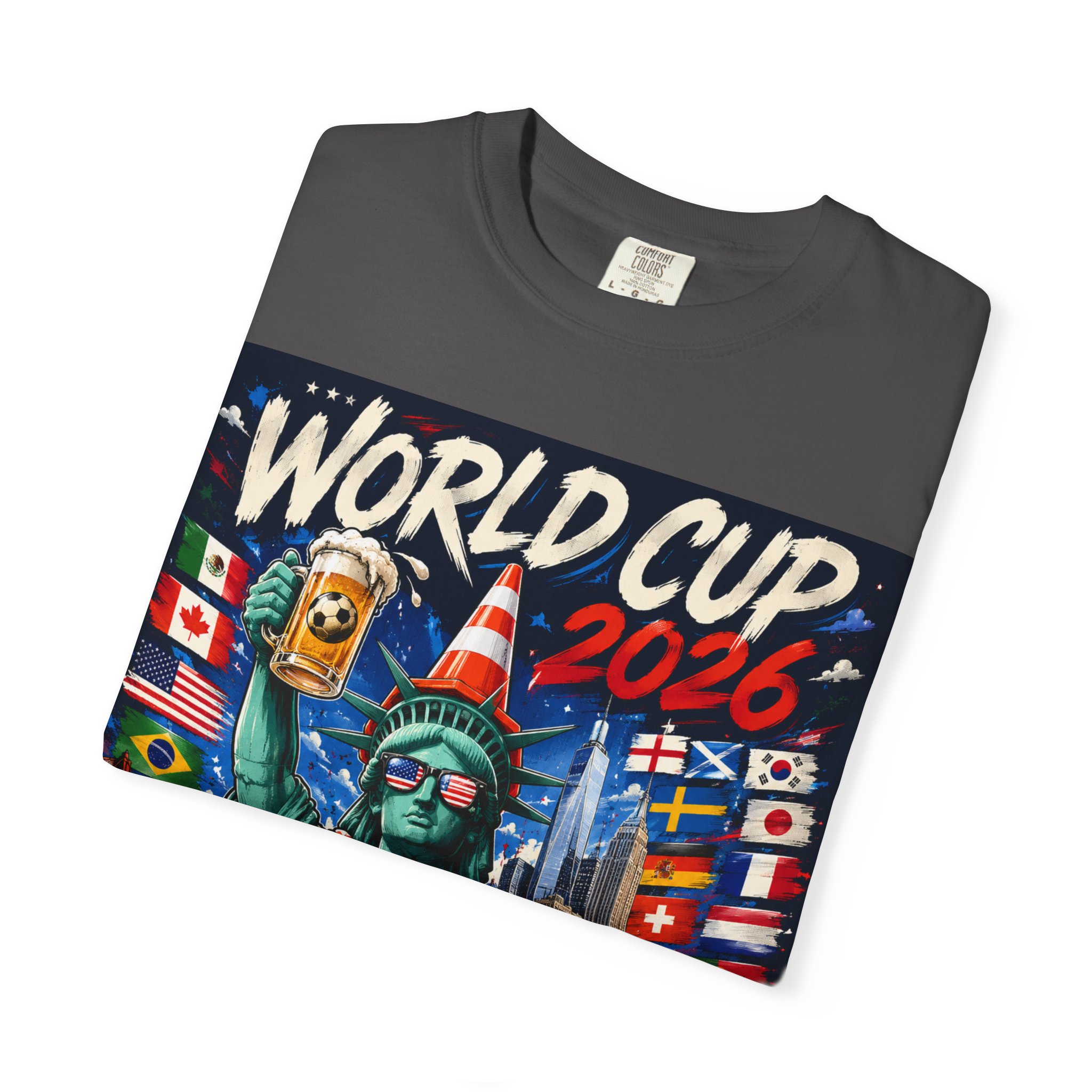 World Cup 2026 T-Shirt - Statue of Liberty Soccer Fan Tee - Image 47