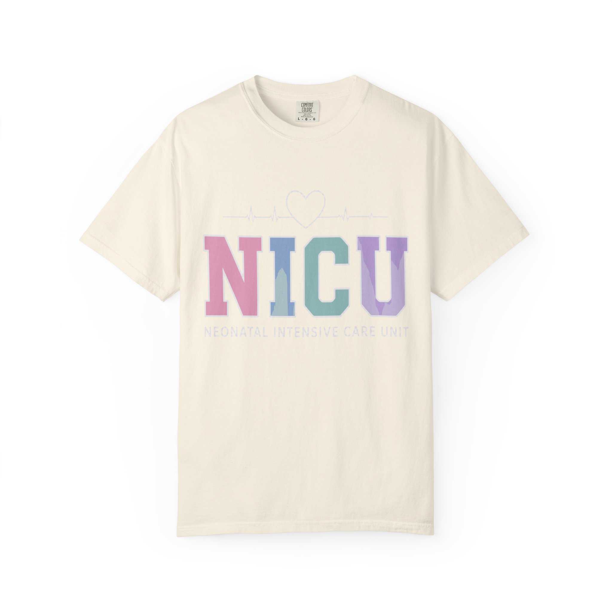 NICU Nurse Shirt - Neonatal Intensive Care Unit Comfort Colors Graphic Tee - Image 2