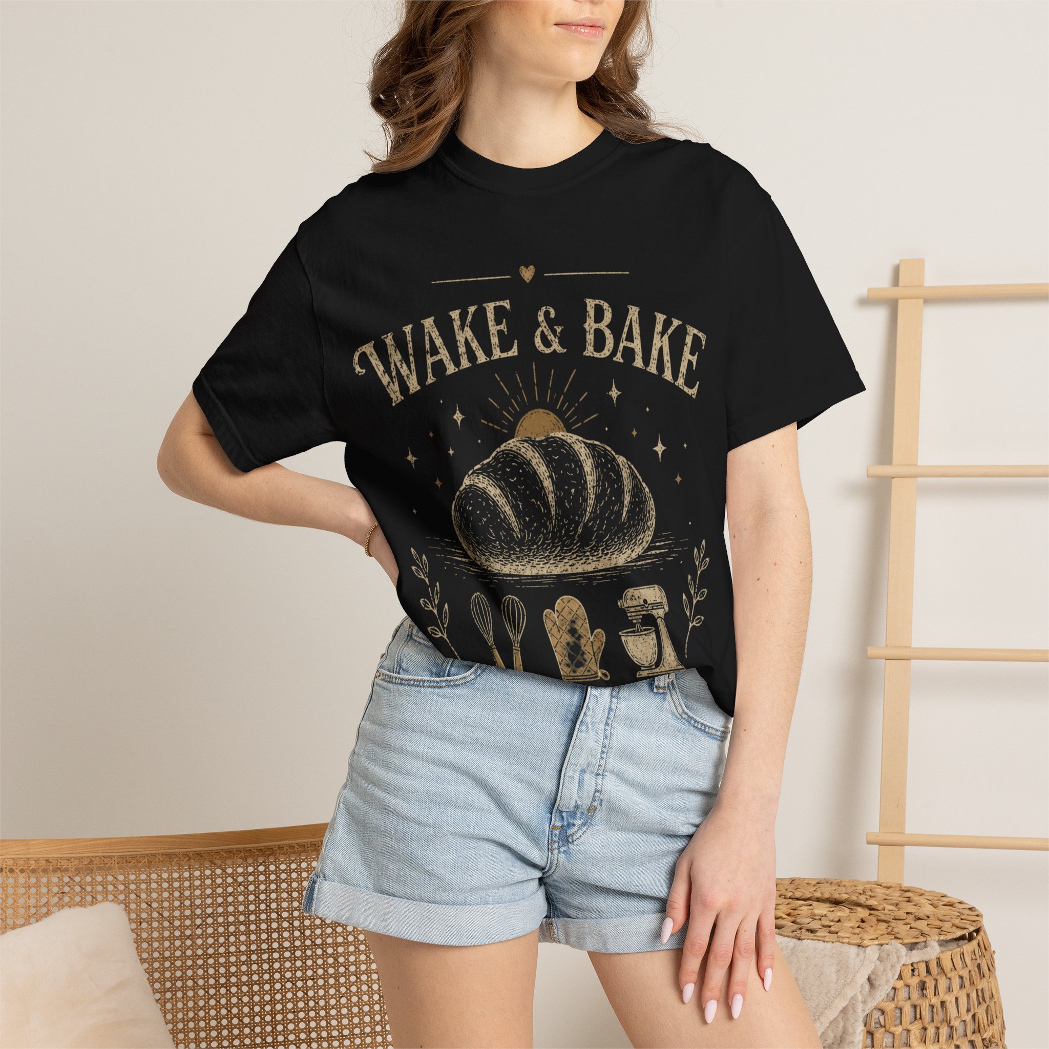 Wake & Bake: Vintage Bakery Illustration, Retro Croissant Engraving with Baking Icons, Hand-Drawn Woodcut Style Design - Image 13