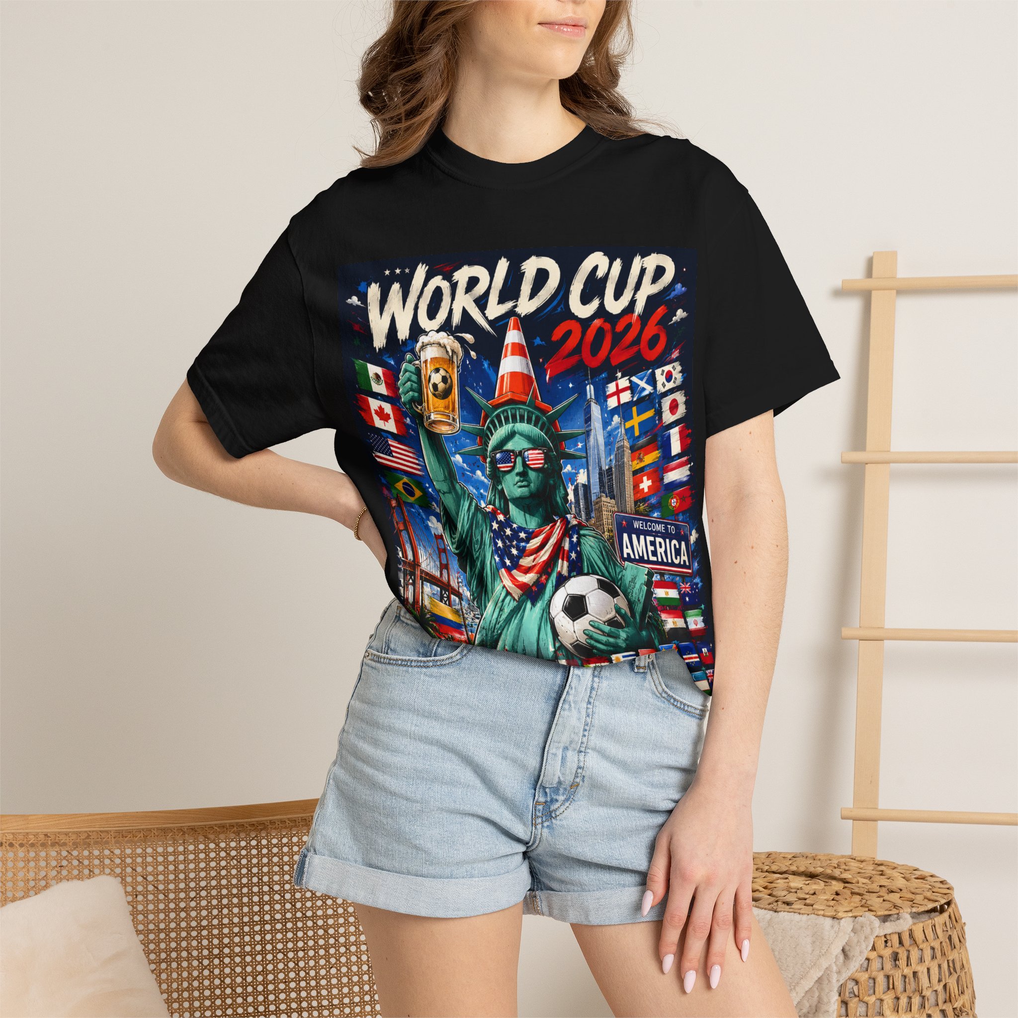 World Cup 2026 T-Shirt - Statue of Liberty Soccer Fan Tee - Image 52