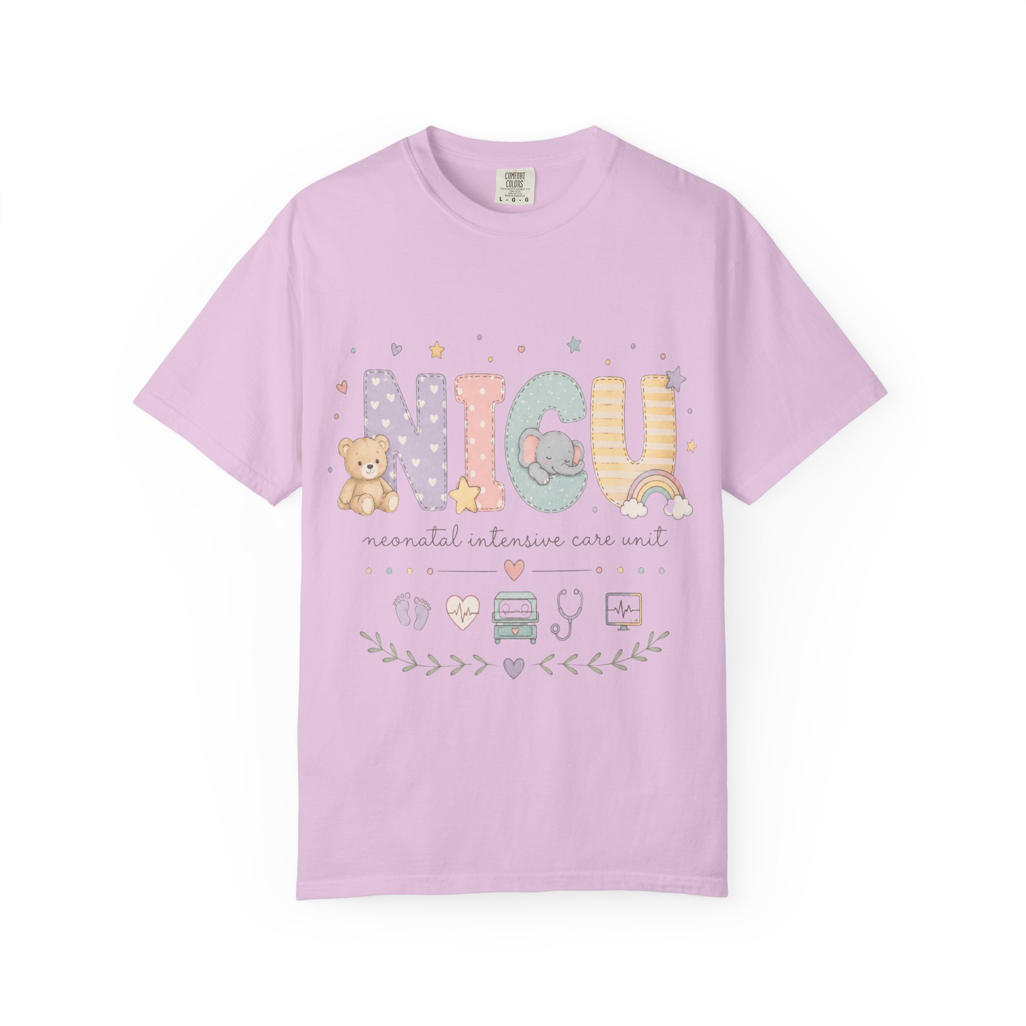 NICU Nurse Shirt - Neonatal Intensive Care Unit Comfort Colors Graphic Tee - Image 11