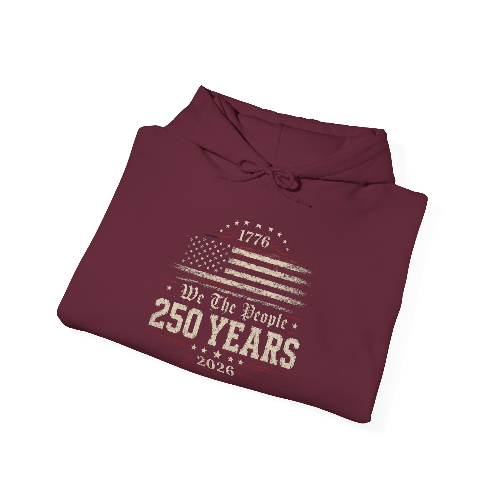250 Years American Flag Hoodie – Vintage Independence Day Patriotic Sweatshirt - Image 13