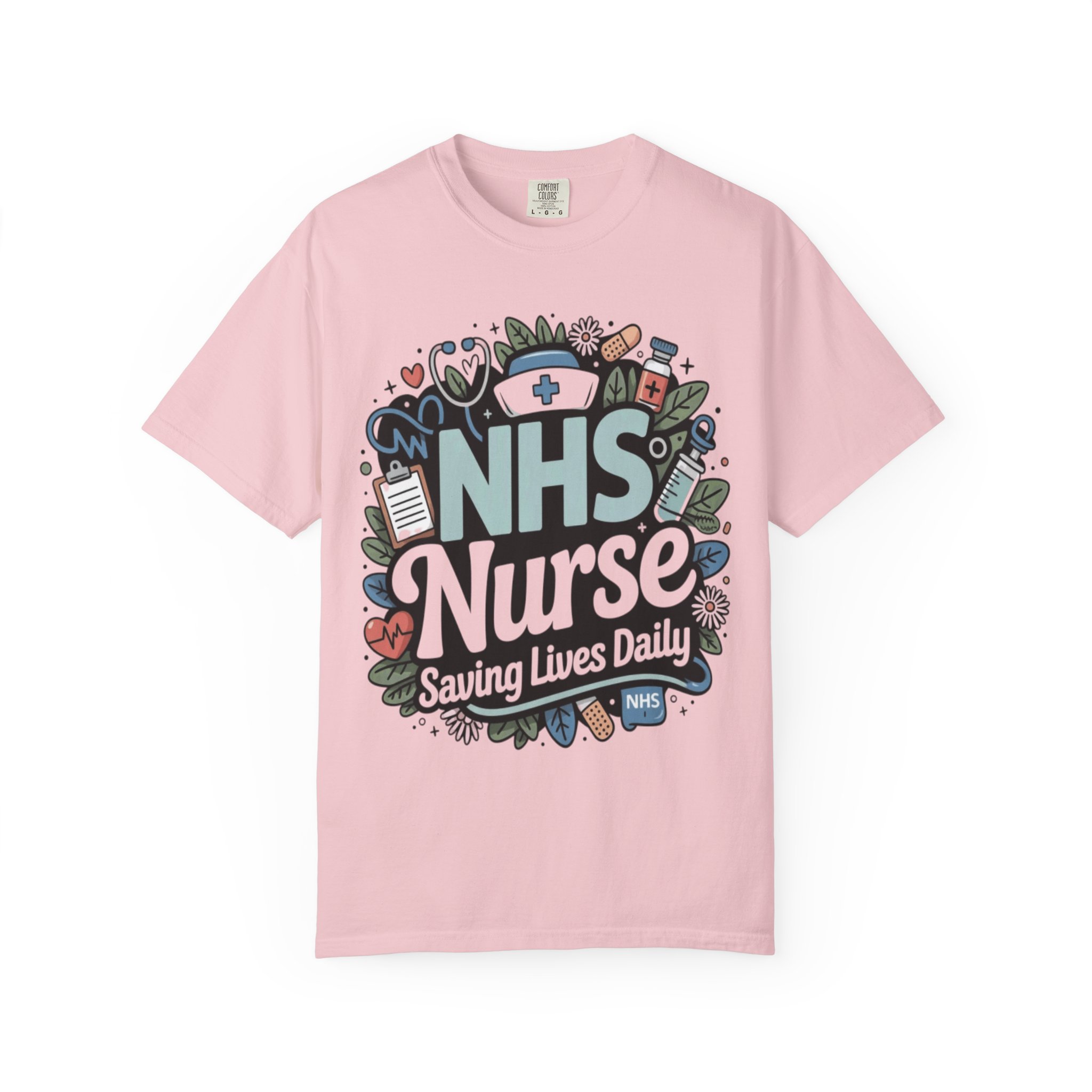 NHS Nurse "Saving Lives Daily" T-Shirt - Image 14
