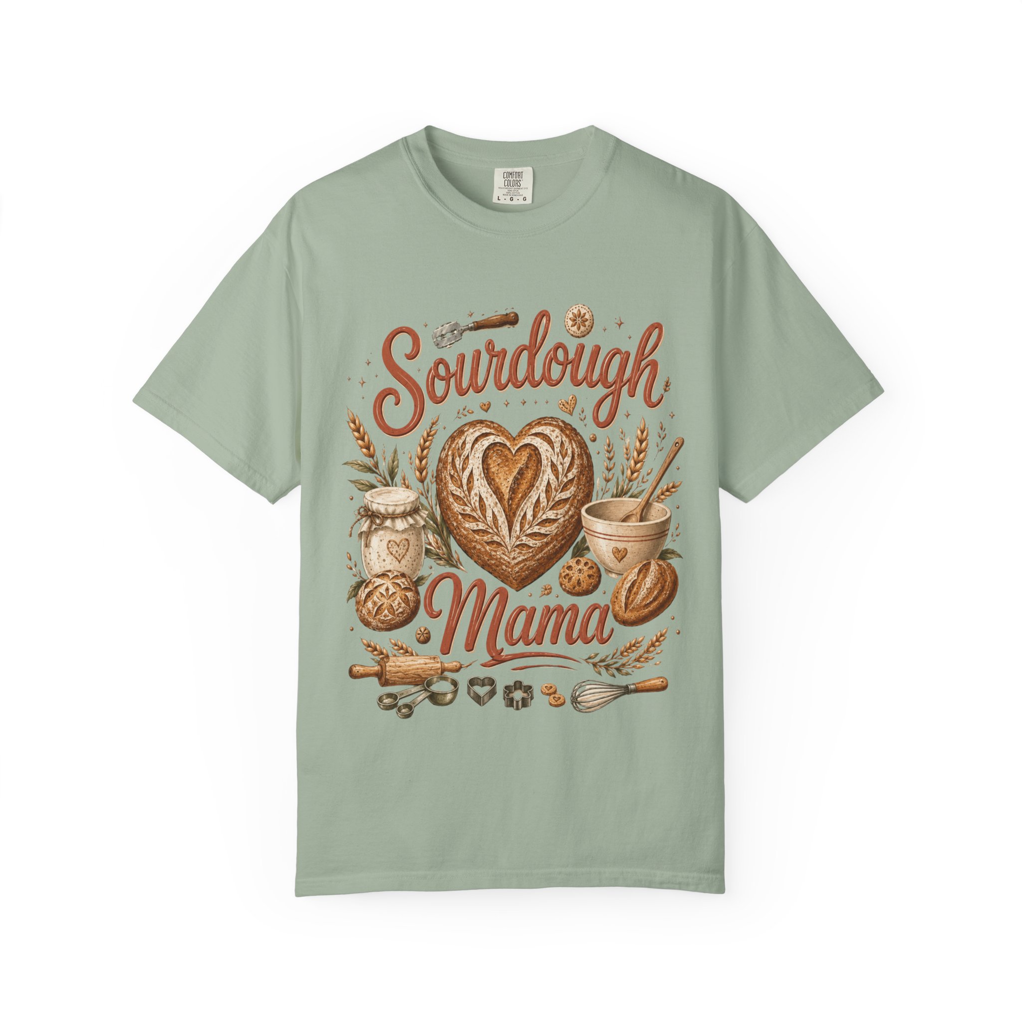 Sourdough Mama Shirt, Sourdough Gift, Bread Baker Gift, Baking Mom Shirt, Artisan Bread Lover, Cottagecore Baker Tee - Image 8