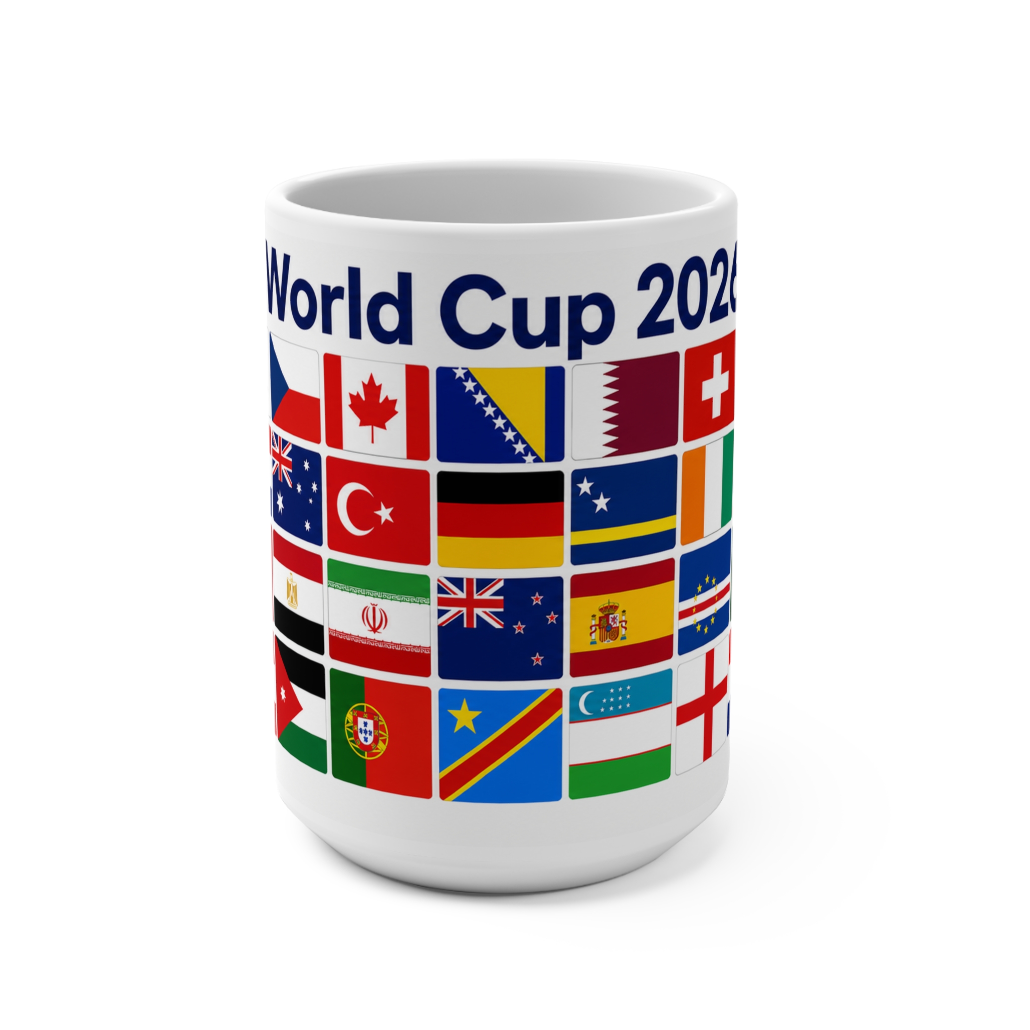 World Cup 2026 Team Flag Mug – 15oz Soccer Tournament Keepsake - Image 4
