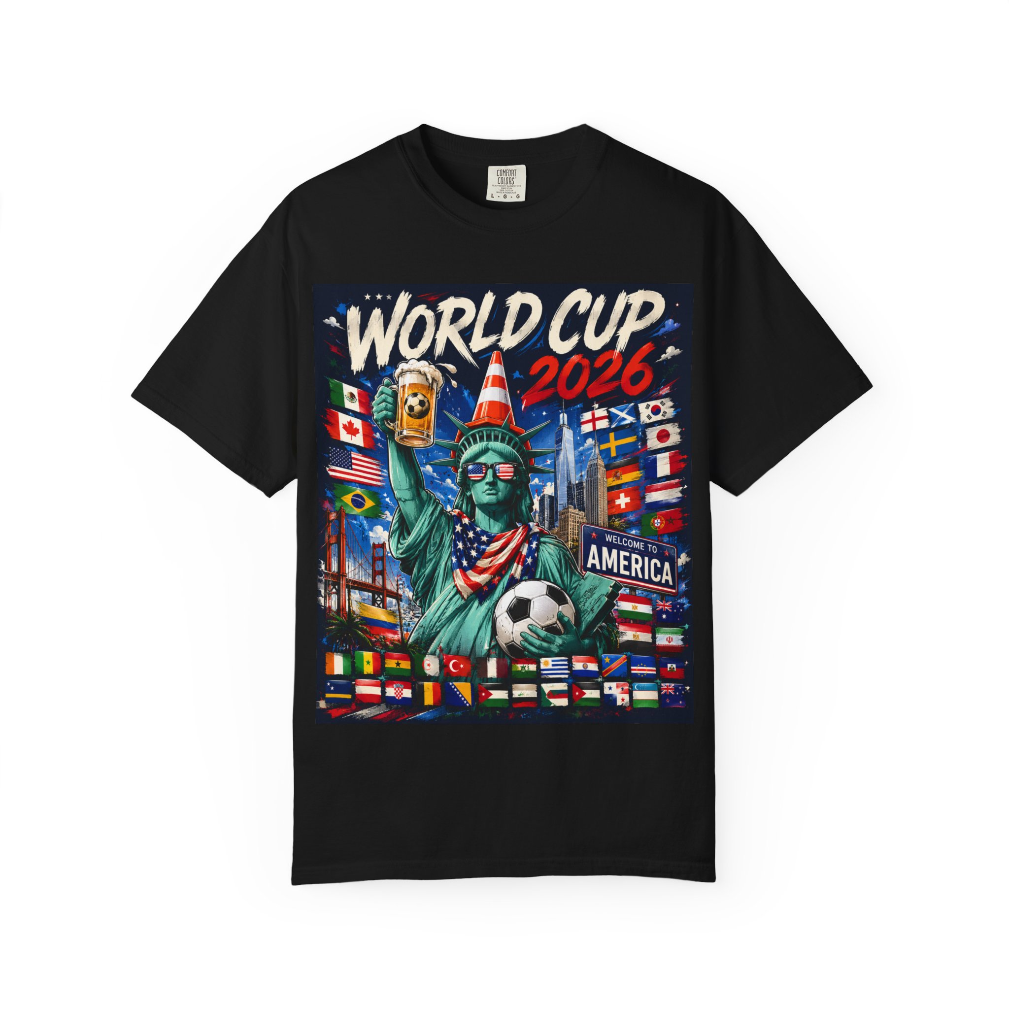World Cup 2026 T-Shirt - Statue of Liberty Soccer Fan Tee - Image 49