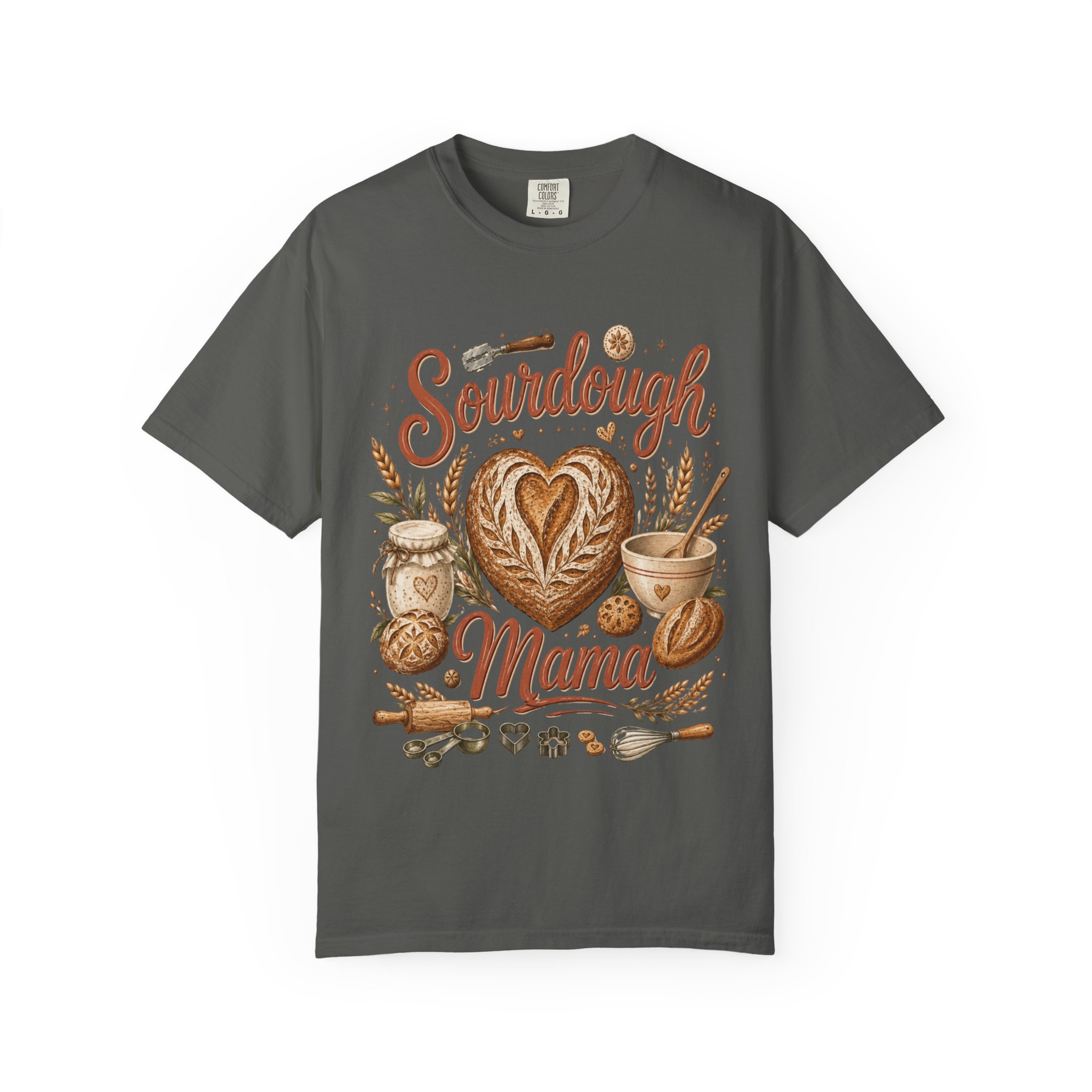 Sourdough Mama Shirt, Sourdough Gift, Bread Baker Gift, Baking Mom Shirt, Artisan Bread Lover, Cottagecore Baker Tee - Image 7