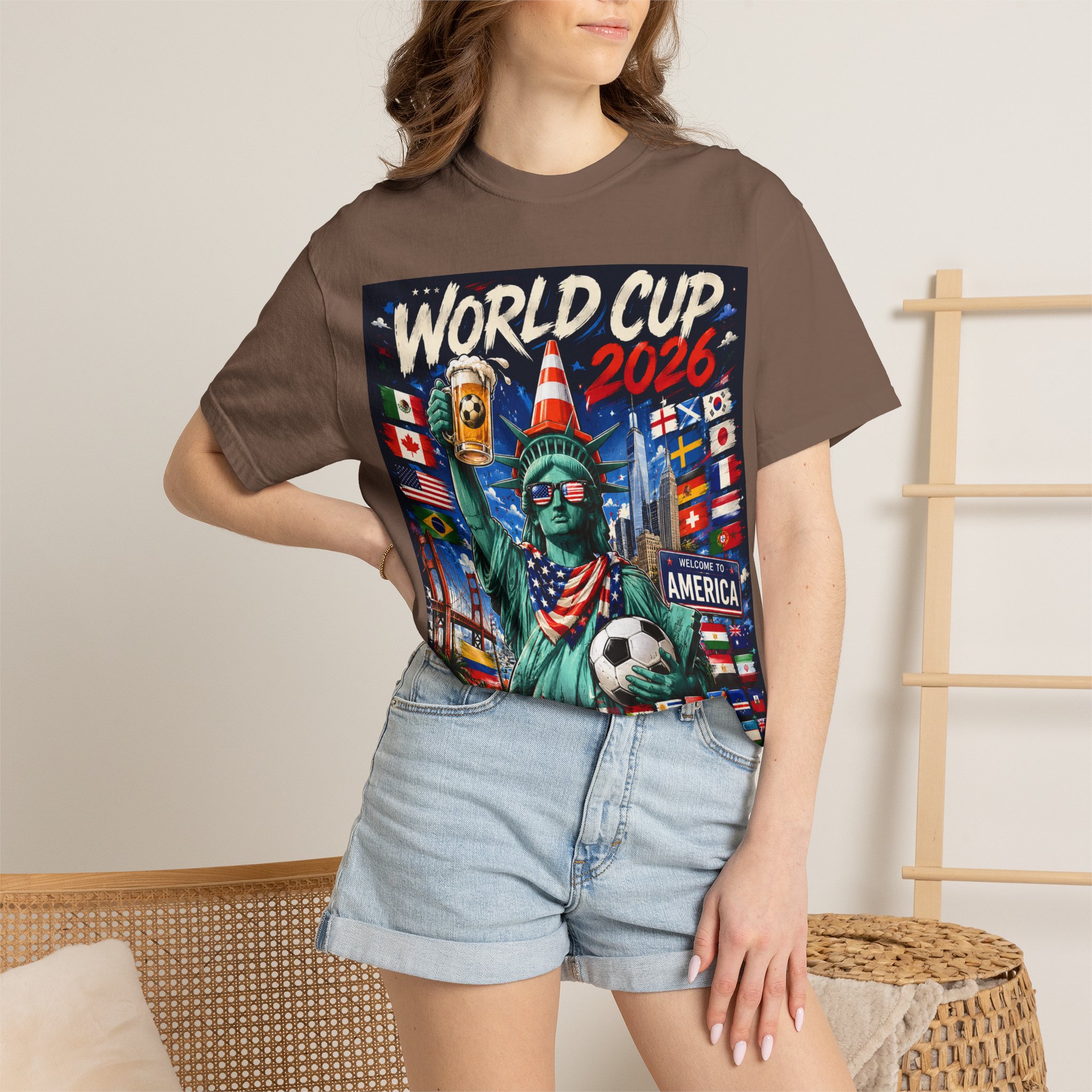 World Cup 2026 T-Shirt - Statue of Liberty Soccer Fan Tee - Image 28