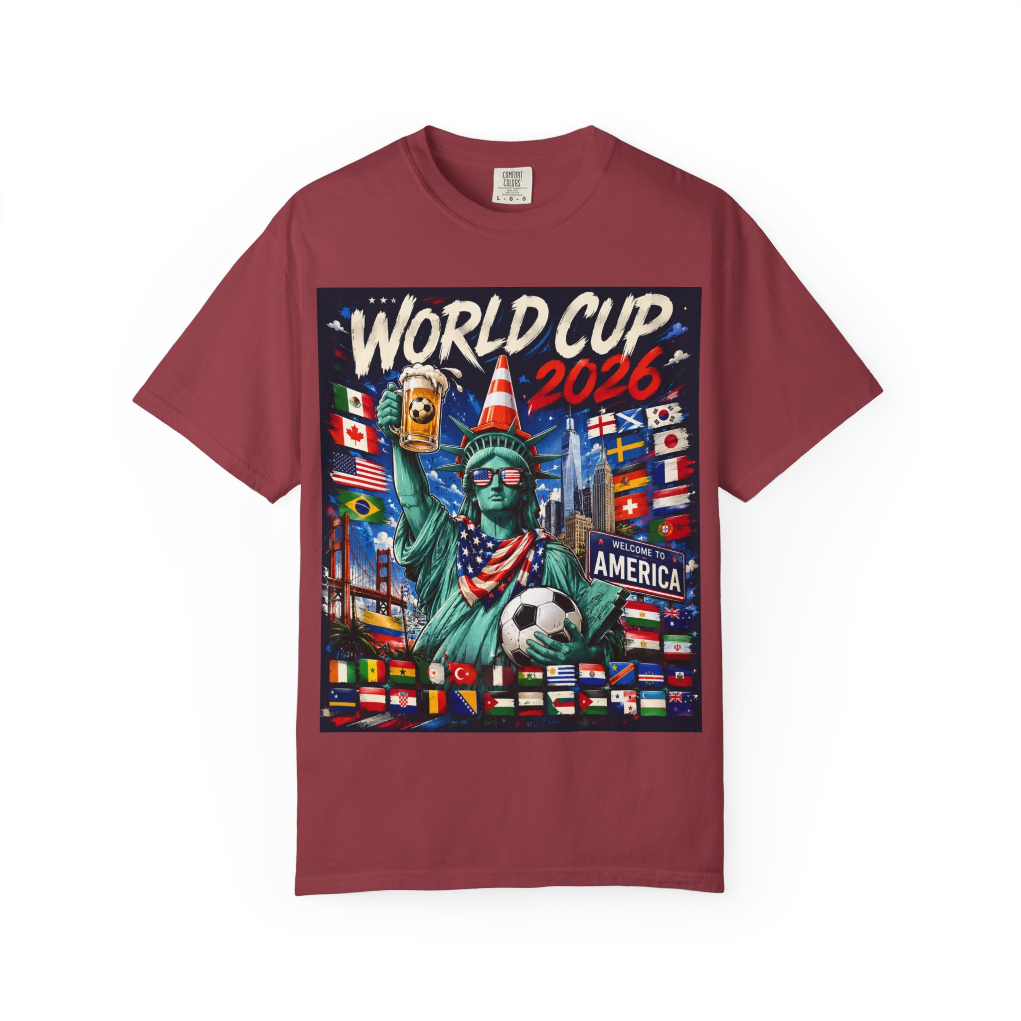 World Cup 2026 T-Shirt - Statue of Liberty Soccer Fan Tee - Image 53