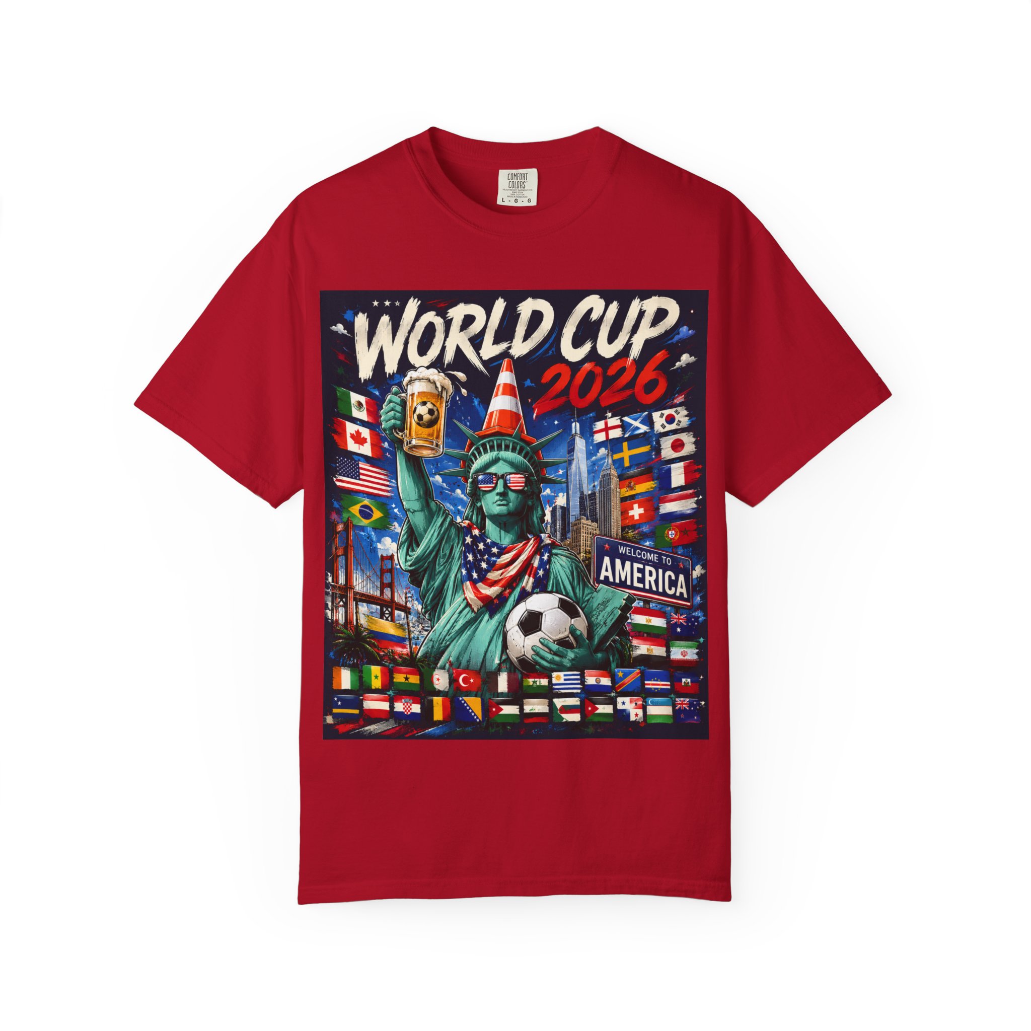 World Cup 2026 T-Shirt - Statue of Liberty Soccer Fan Tee - Image 57