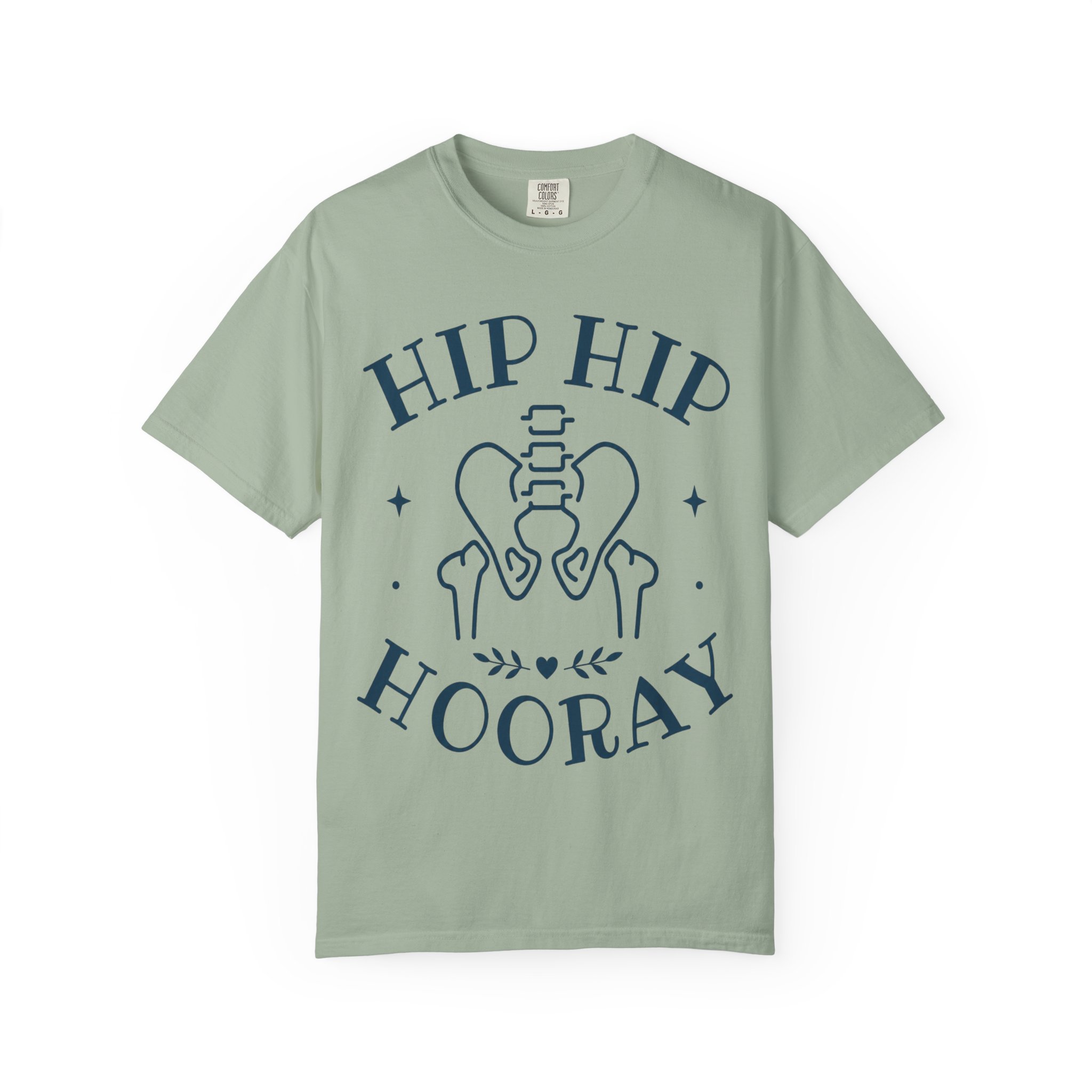 Funny Orthopedic Shirt - Hip Hip Hooray Pelvis Comfort Colors Graphic Tee - Image 6