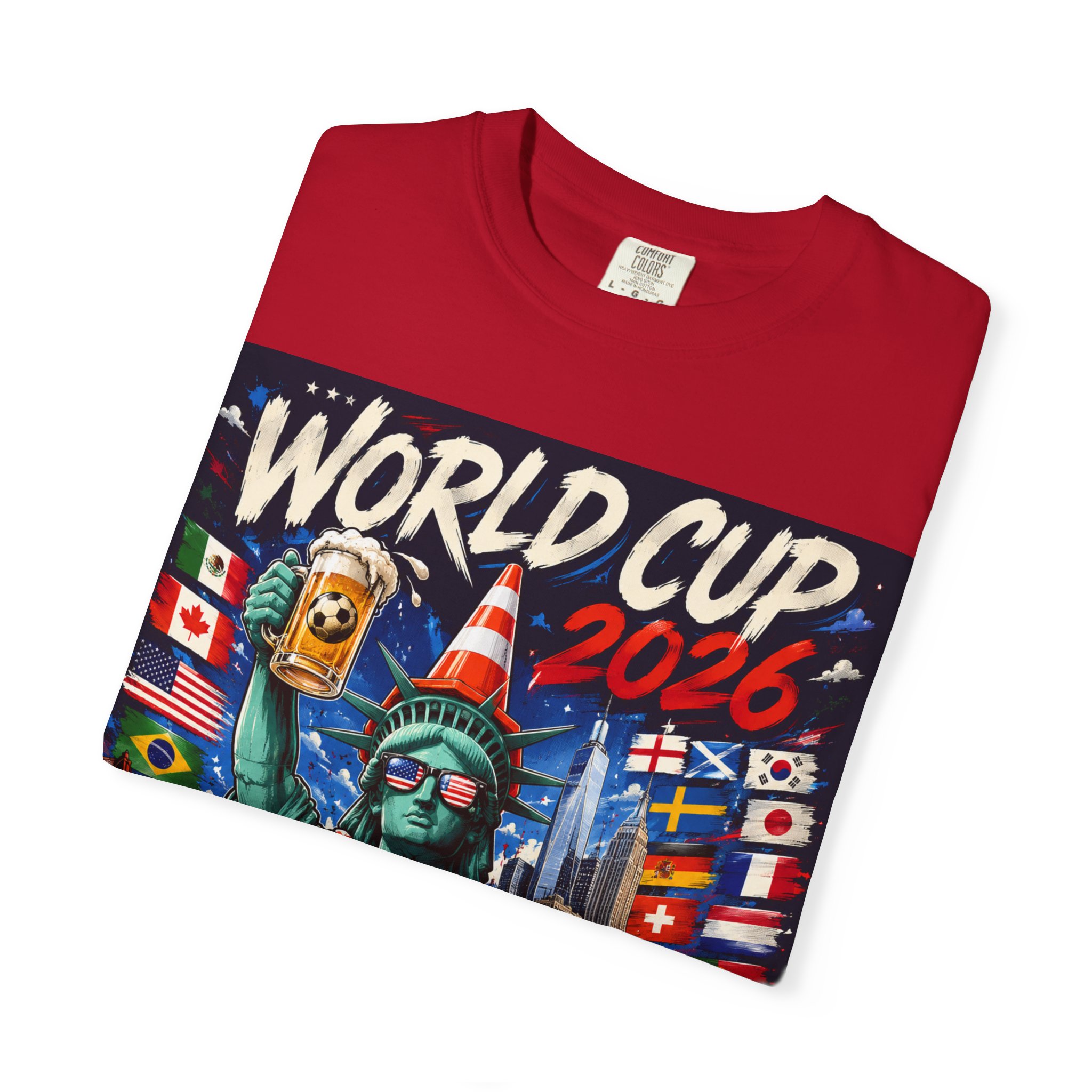 World Cup 2026 T-Shirt - Statue of Liberty Soccer Fan Tee - Image 59
