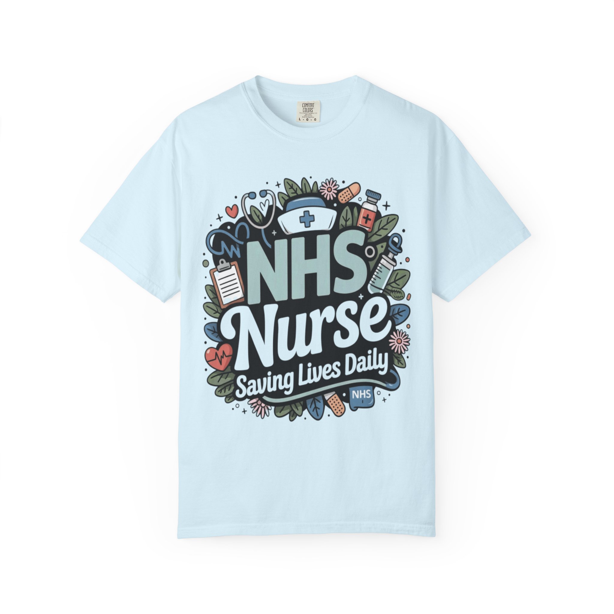 NHS Nurse "Saving Lives Daily" T-Shirt - Image 8