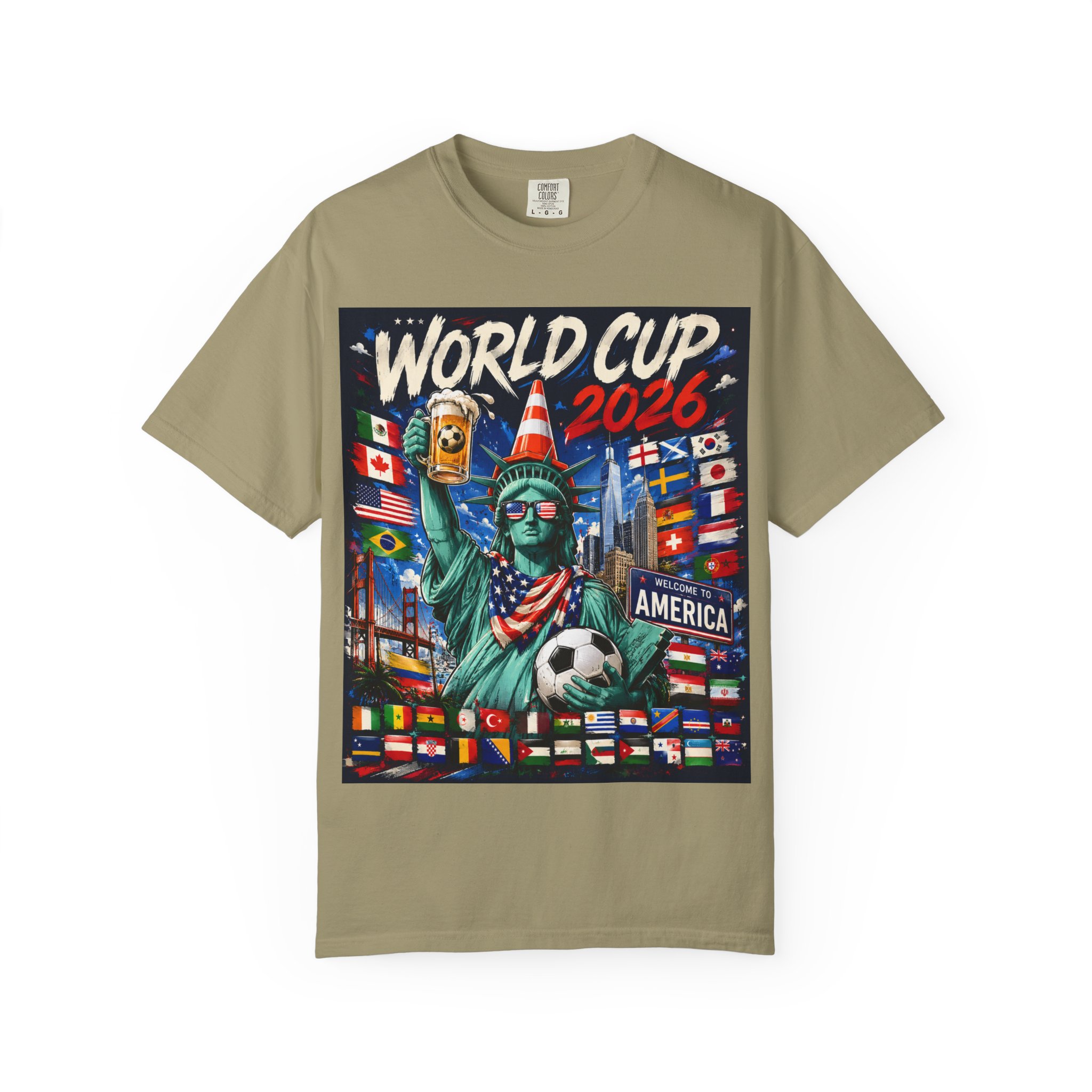 World Cup 2026 T-Shirt - Statue of Liberty Soccer Fan Tee - Image 21
