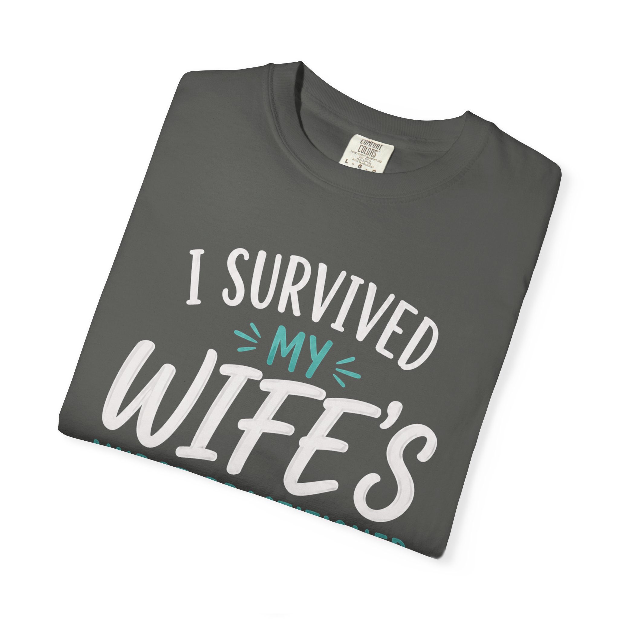 I Survived My Wife's Nurse Practitioner Degree T-shirt | Graduation Nurse Practitioner - Image 4
