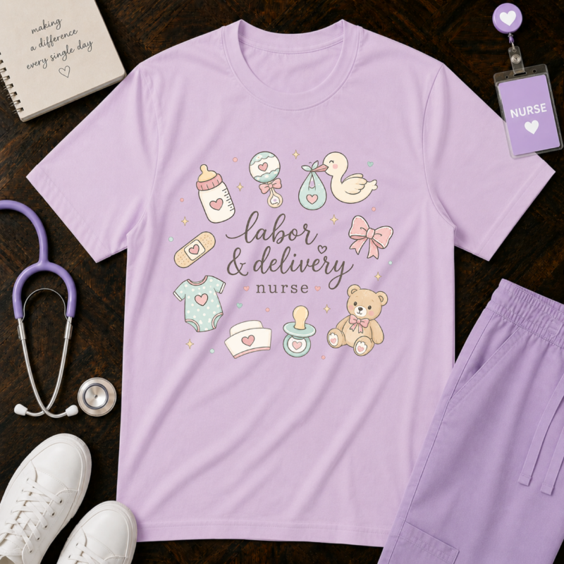 Labor & Delivery Nurse T-shirt | Delivery Nurse Tee