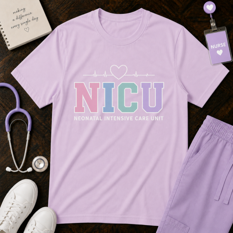 NICU Nurse Shirt - Neonatal Intensive Care Unit Comfort Colors Graphic Tee