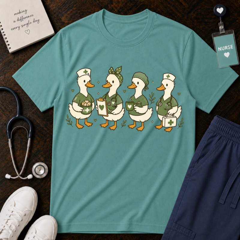 Medical Ducks Unisex T-shirt, Hospital Staff Apparel