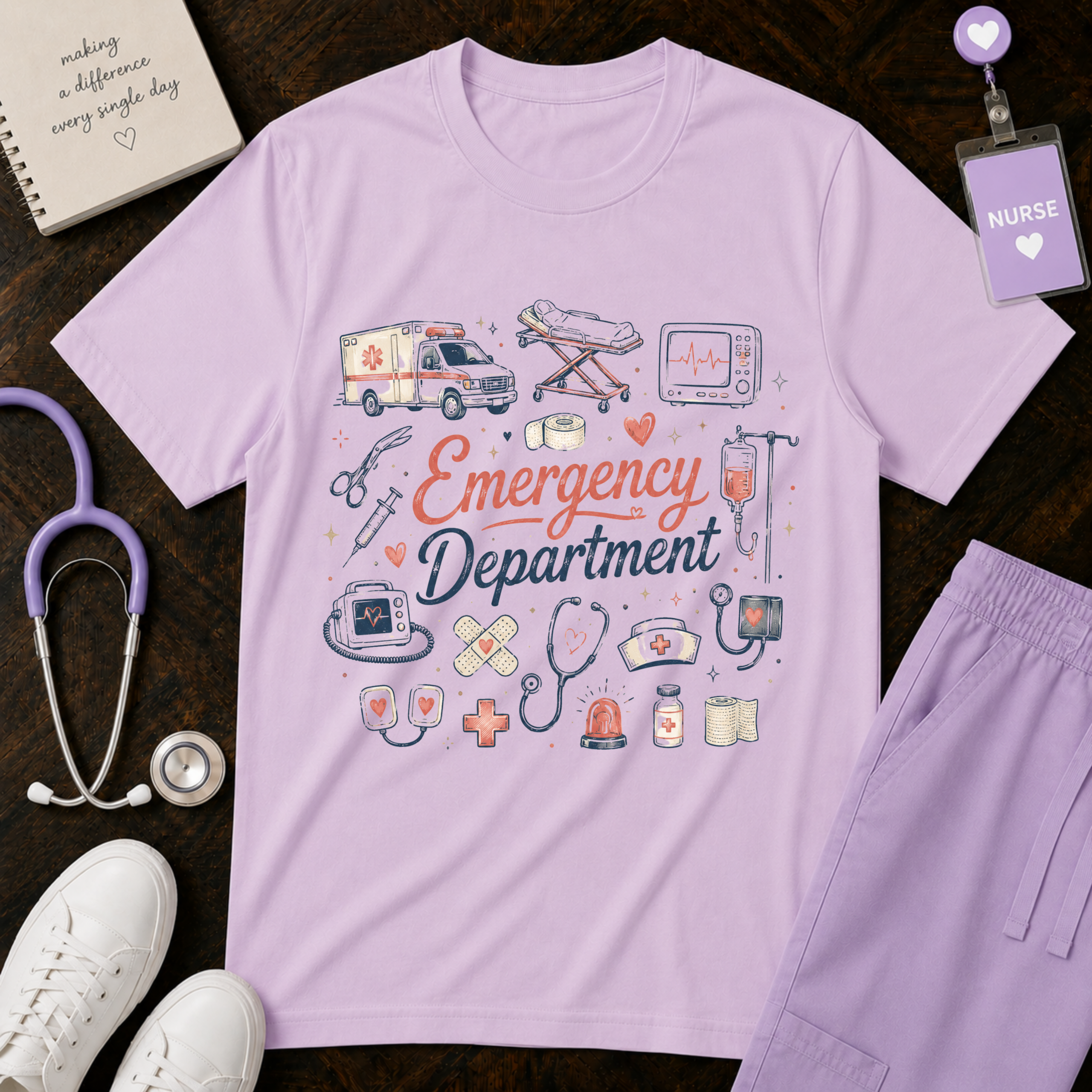 Nurse Week Unisex T-shirt - ER Nurse Gift and Nursing Grad Gift