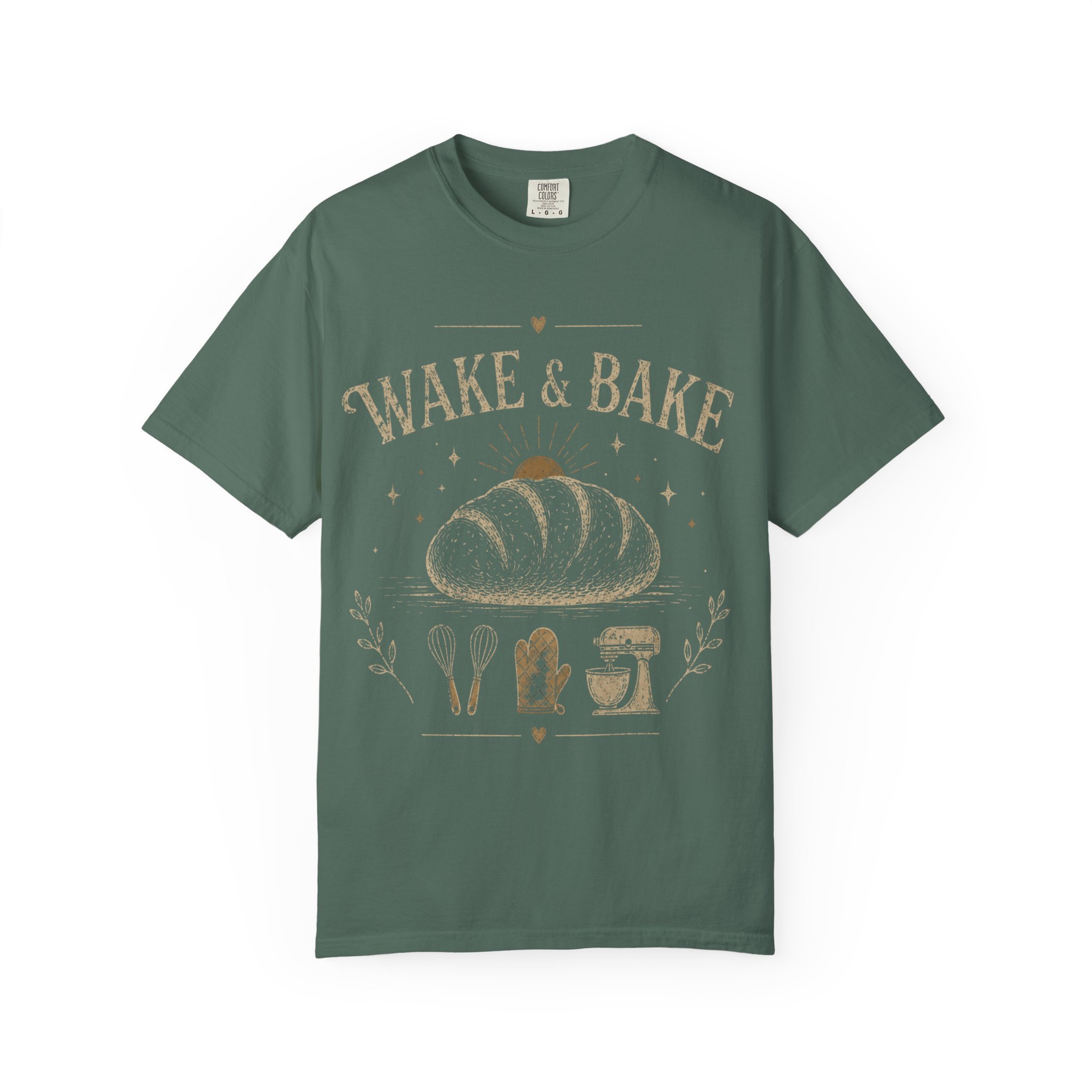 Wake & Bake: Vintage Bakery Illustration, Retro Croissant Engraving with Baking Icons, Hand-Drawn Woodcut Style Design - Image 7
