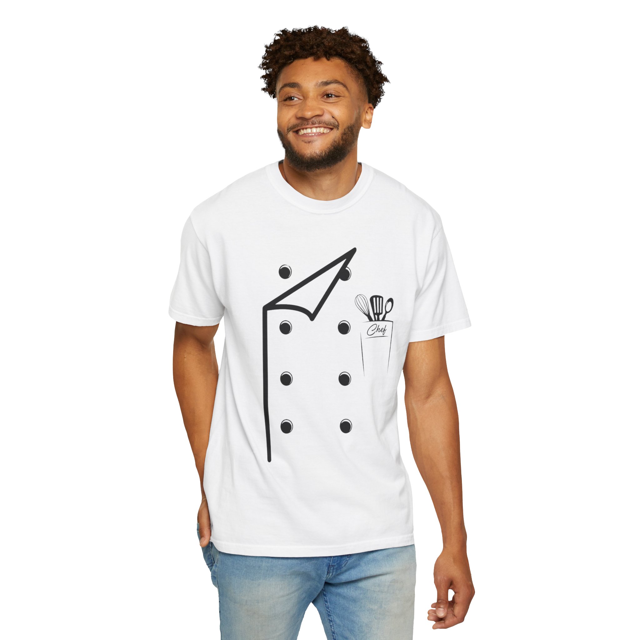 Chef uniform shirt, line cook shirt, kitchen staff tee, Many Colours - Image 5