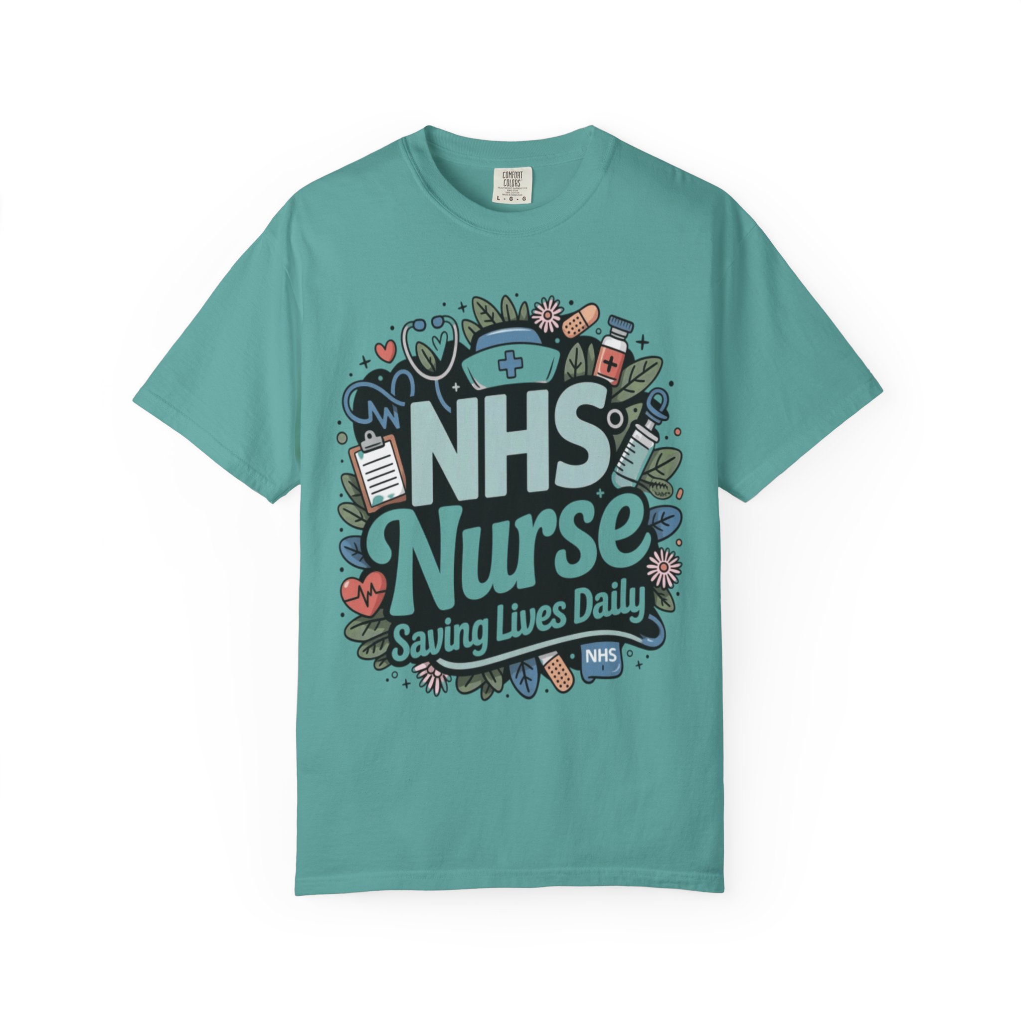 NHS Nurse "Saving Lives Daily" T-Shirt - Image 7