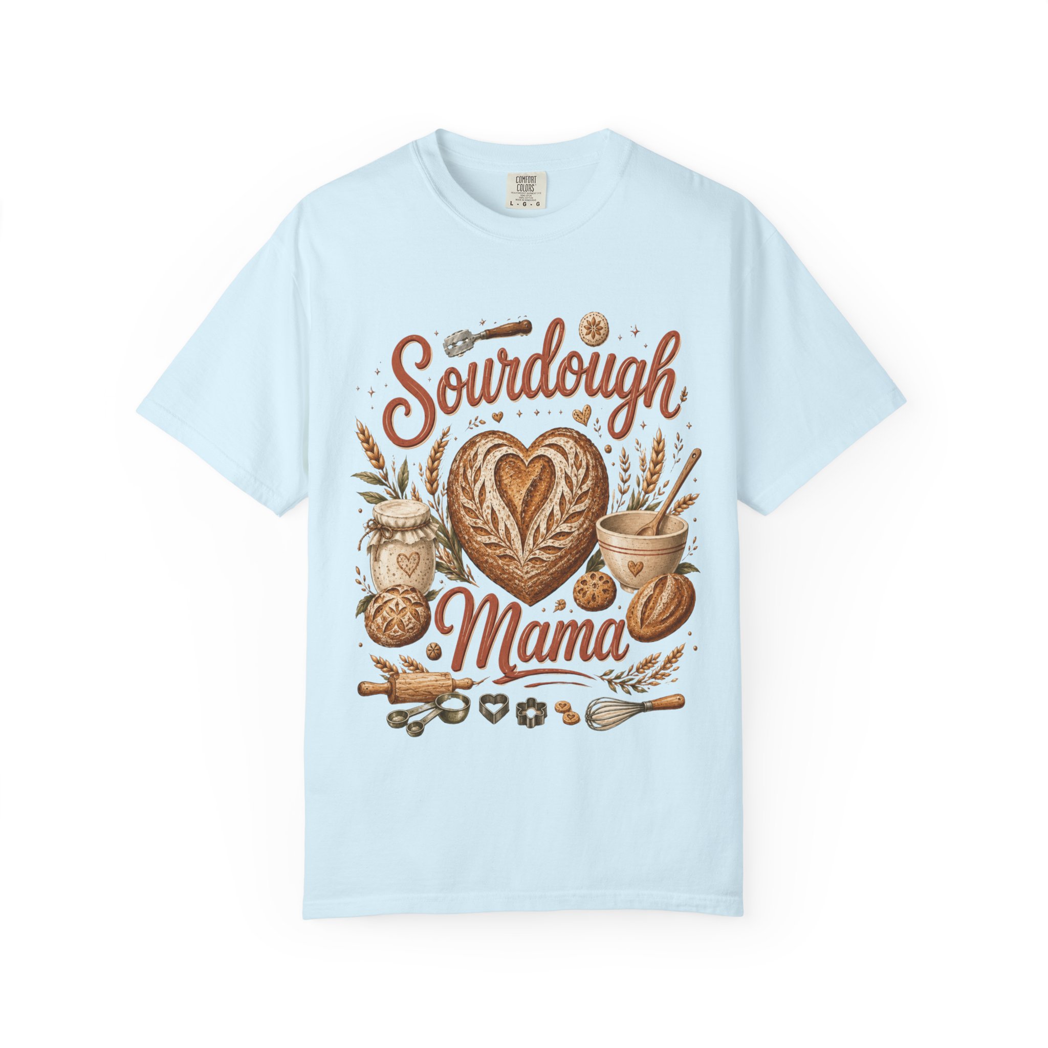 Sourdough Mama Shirt, Sourdough Gift, Bread Baker Gift, Baking Mom Shirt, Artisan Bread Lover, Cottagecore Baker Tee - Image 9
