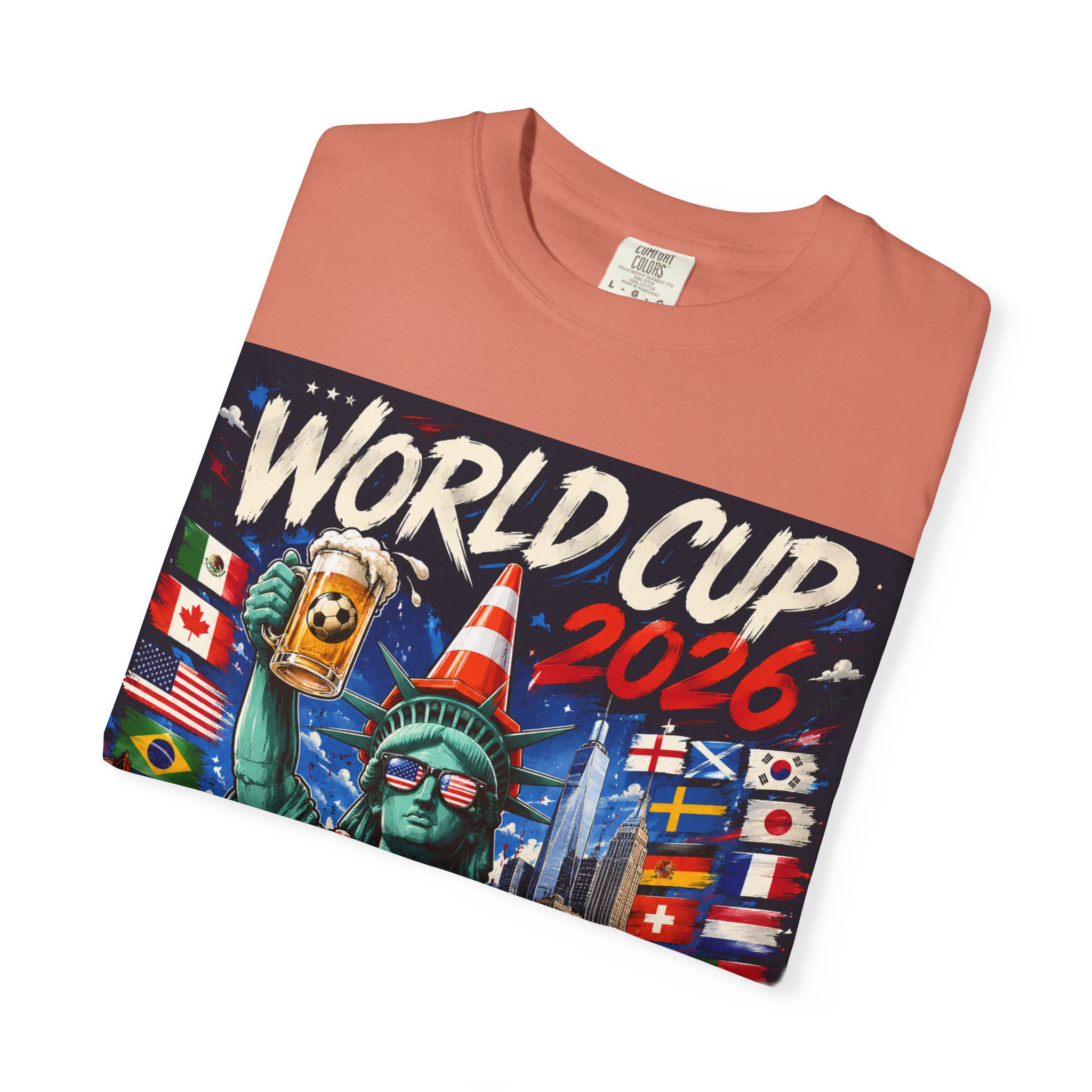 World Cup 2026 T-Shirt - Statue of Liberty Soccer Fan Tee - Image 7