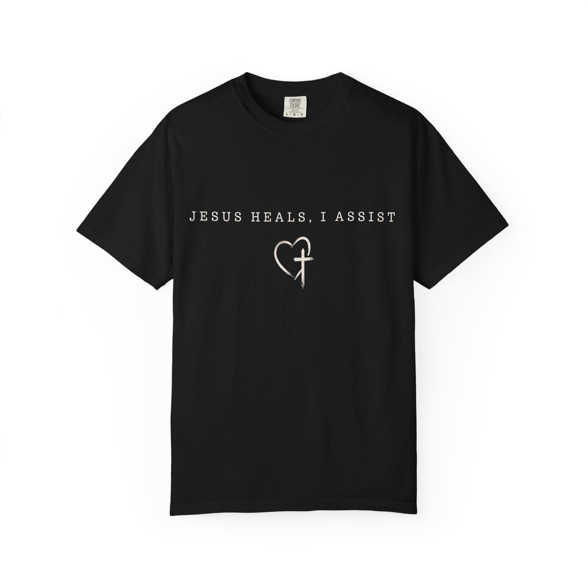 Jesus Heals, I Assist: Christian Faith-Based Healing Design Tee - Image 11