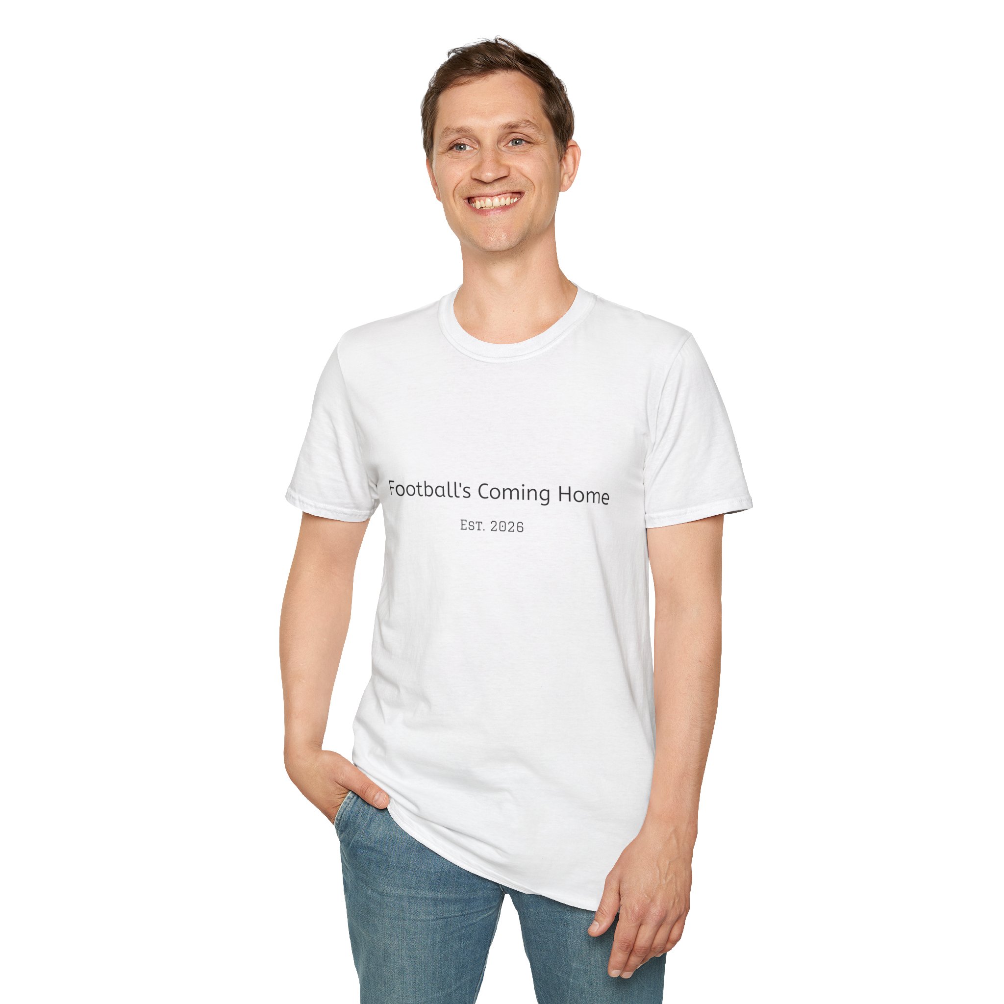 Football's Coming Home T-Shirt — Est. 2026 Vintage Soccer Fan Tee Various Colours - Image 2