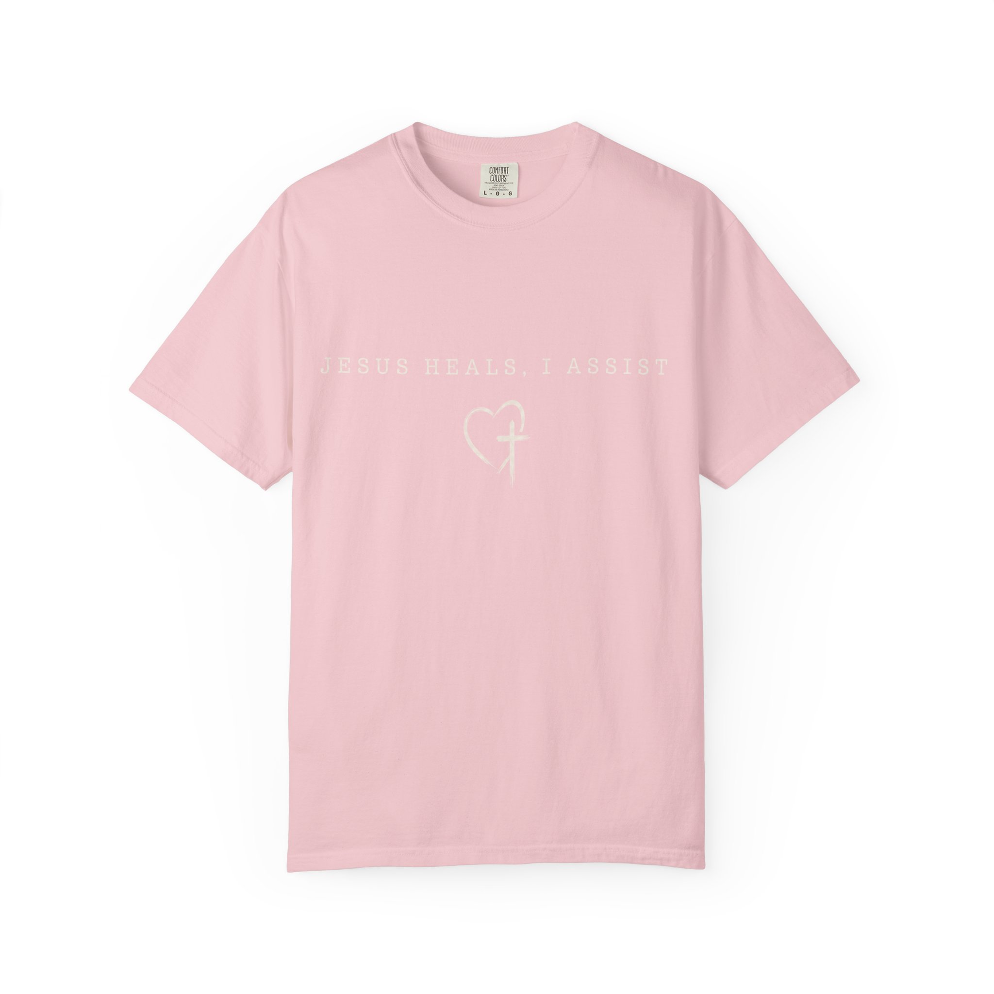 Jesus Heals, I Assist: Christian Faith-Based Healing Design Tee - Image 14
