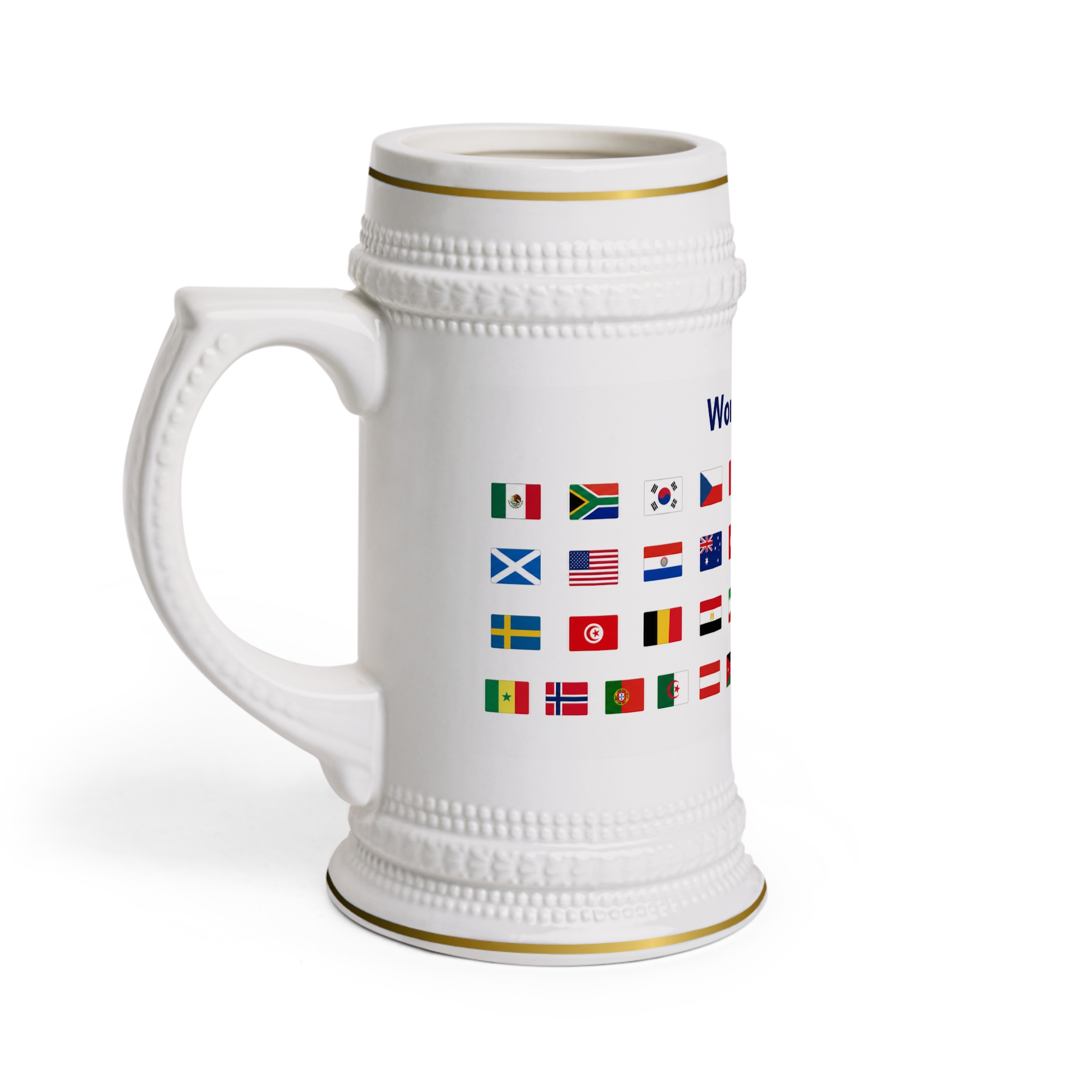 World Cup 2026 Beer Stein Mug – International Flags Soccer Teams Fan Gift - Image 2