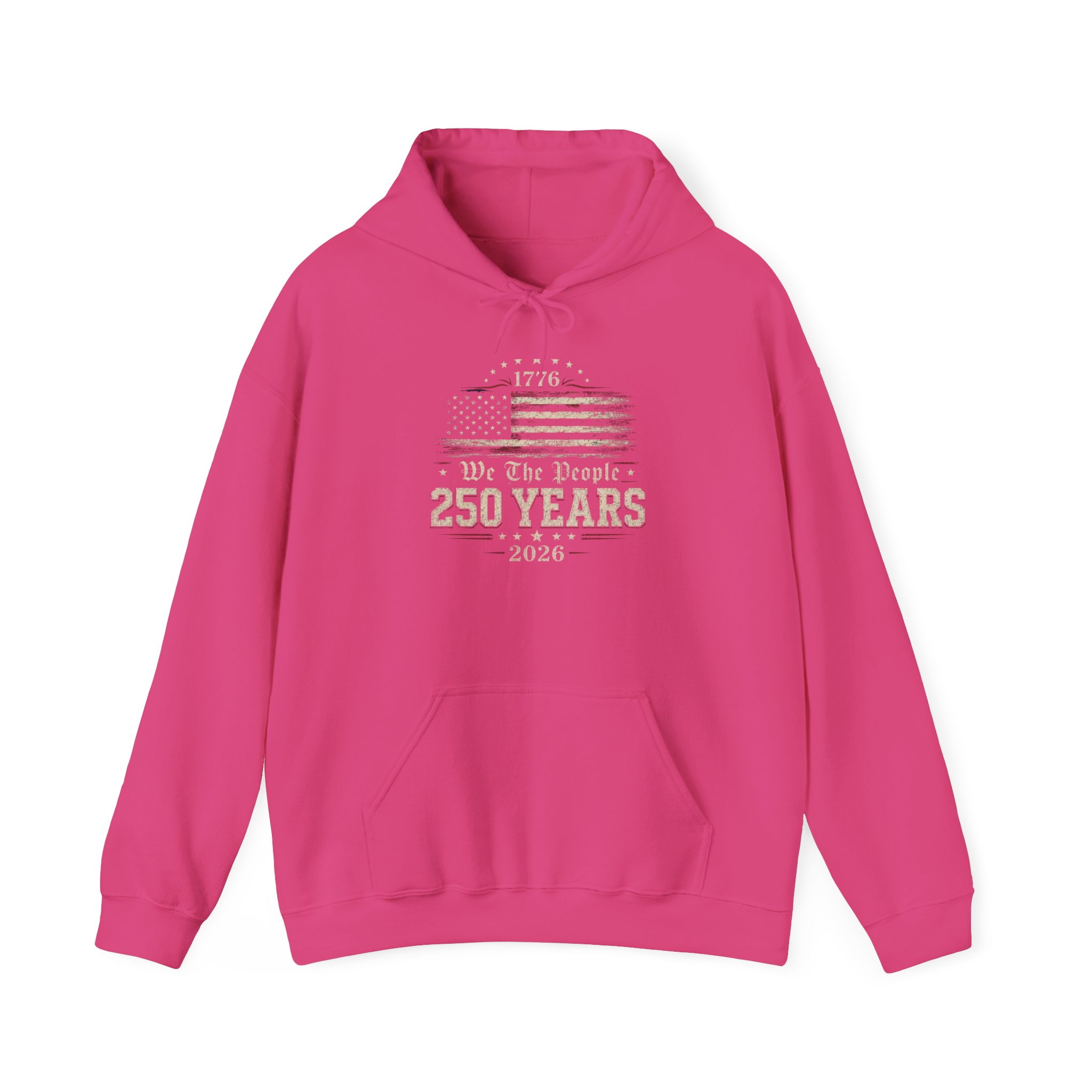 250 Years American Flag Hoodie – Vintage Independence Day Patriotic Sweatshirt - Image 31